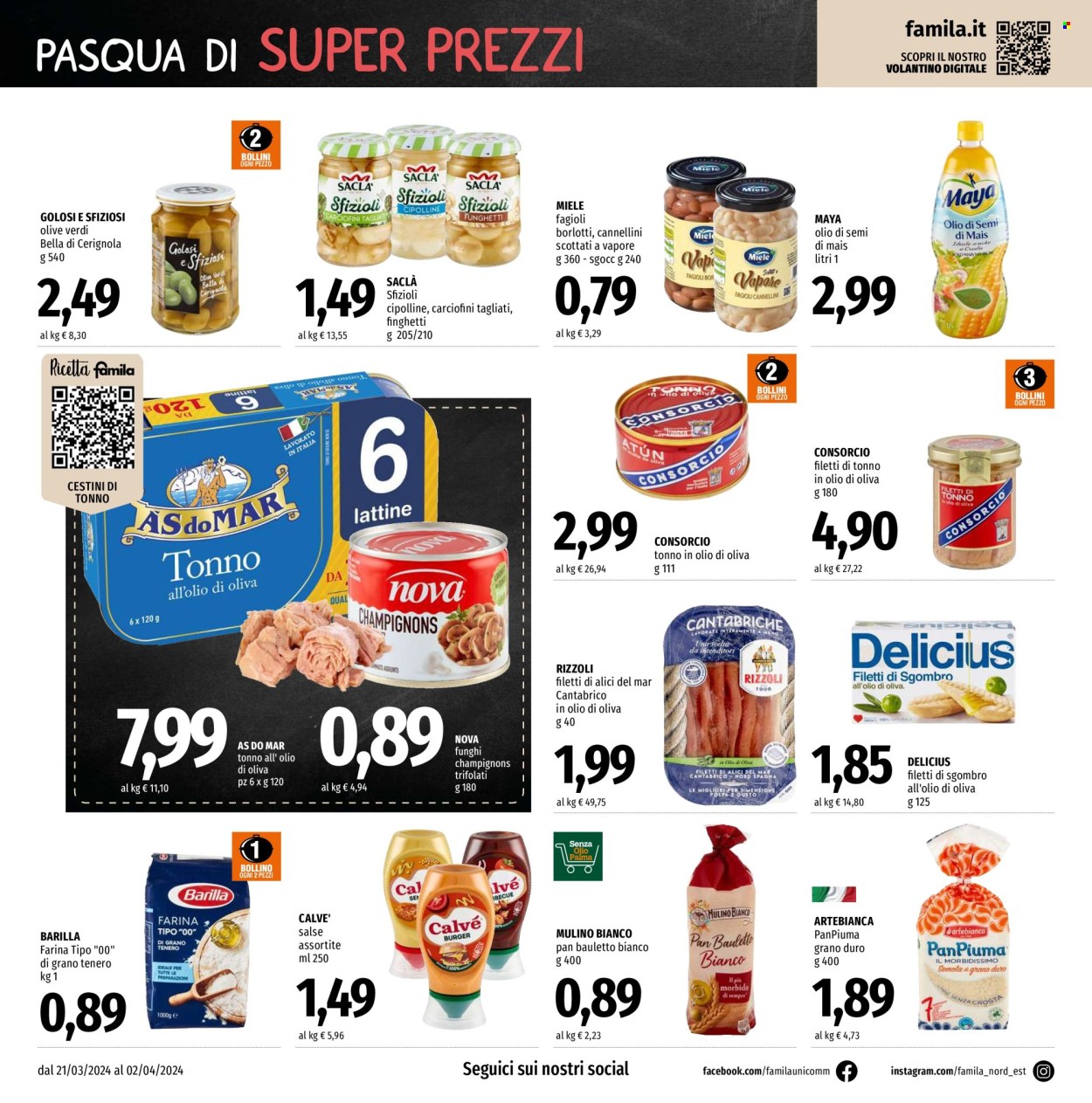 Volantino Famila - 21/3/2024 - 2/4/2024. Pagina 14