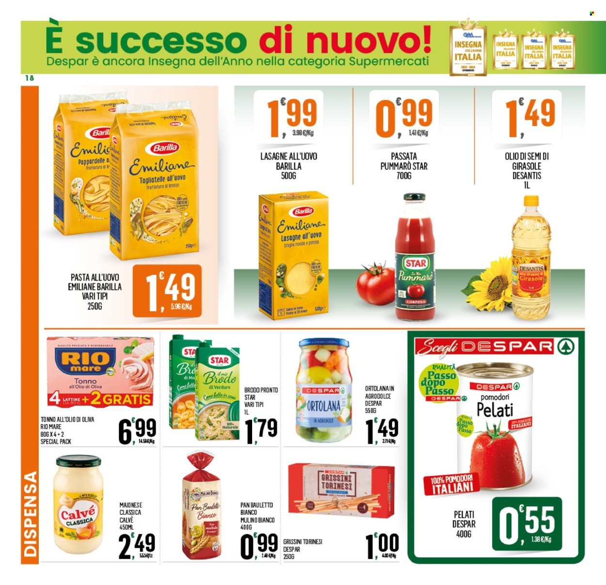 Volantino Despar - 21/3/2024 - 3/4/2024. Pagina 18