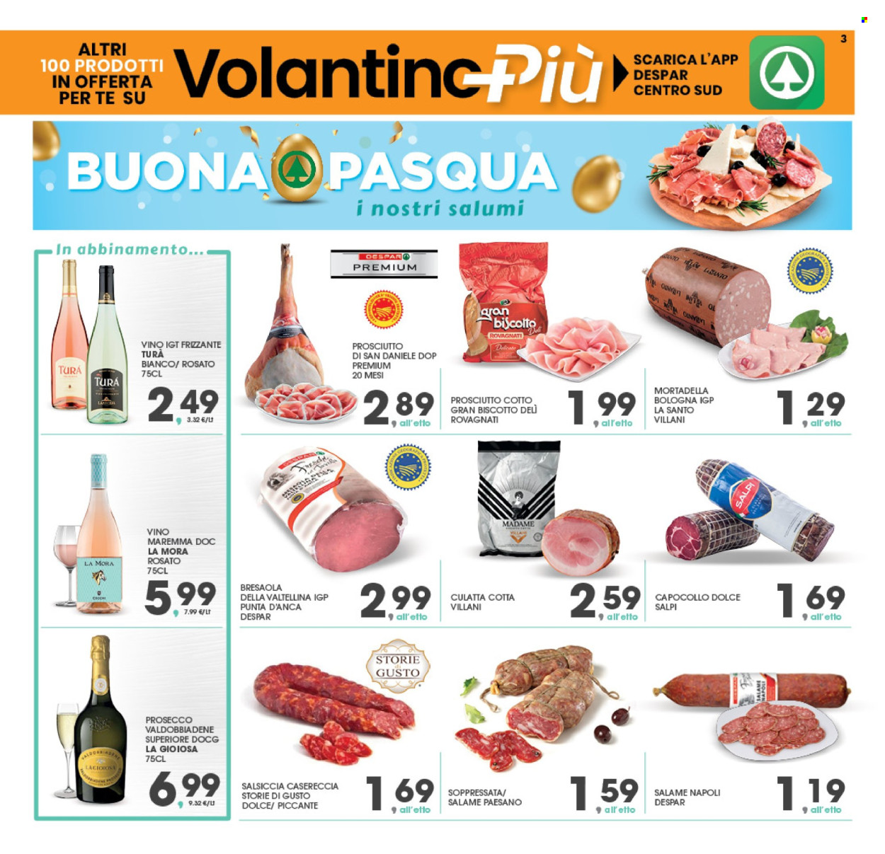 Volantino Eurospar - 21/3/2024 - 3/4/2024. Pagina 3