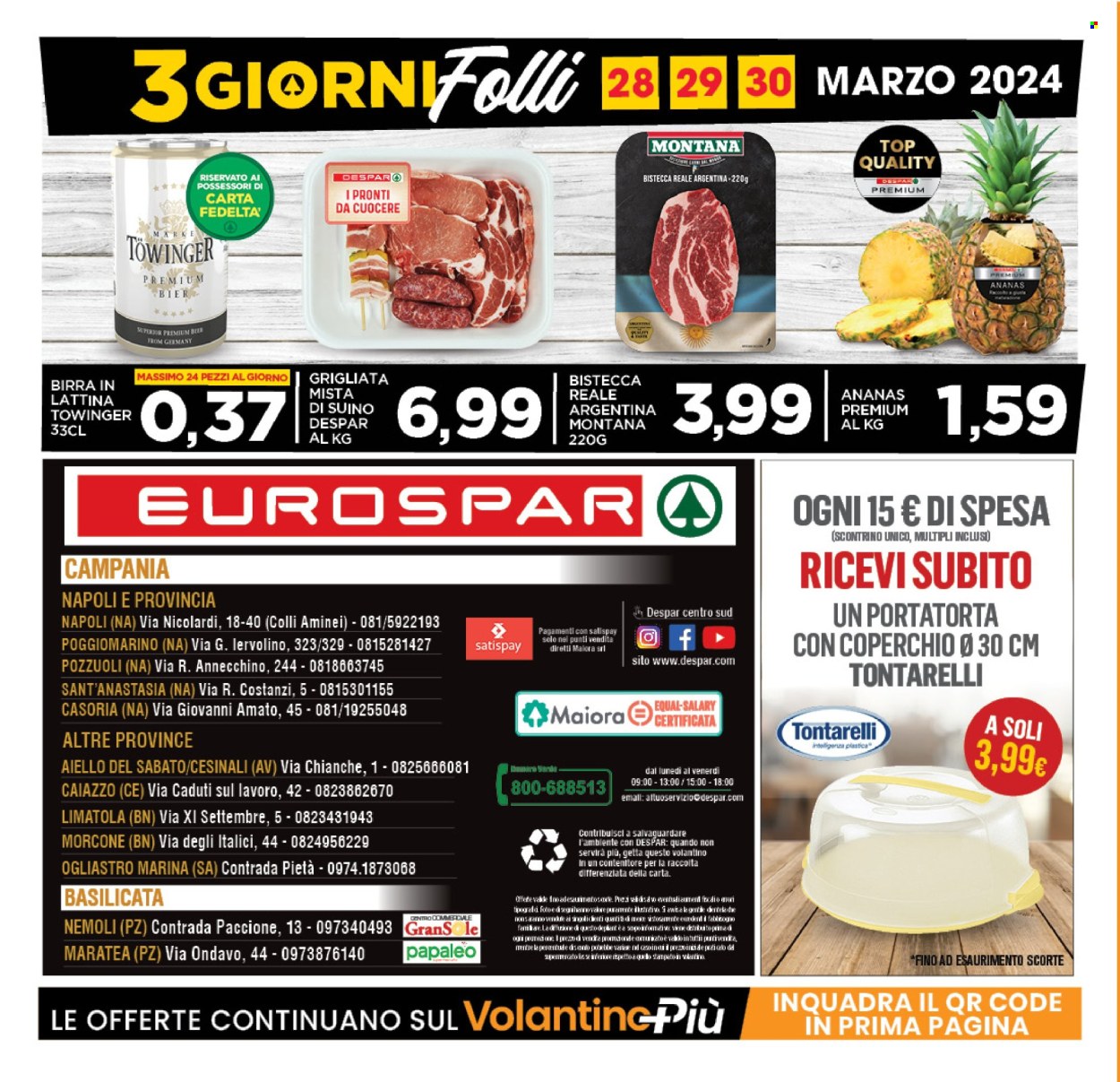 Volantino Eurospar - 21/3/2024 - 3/4/2024. Pagina 16