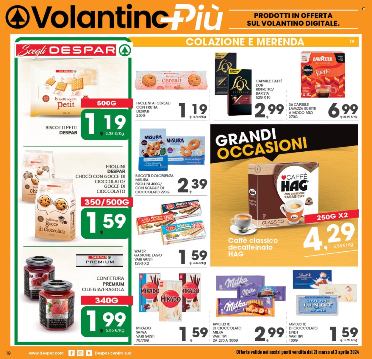 Volantino Eurospar - 21/3/2024 - 3/4/2024. Pagina 19