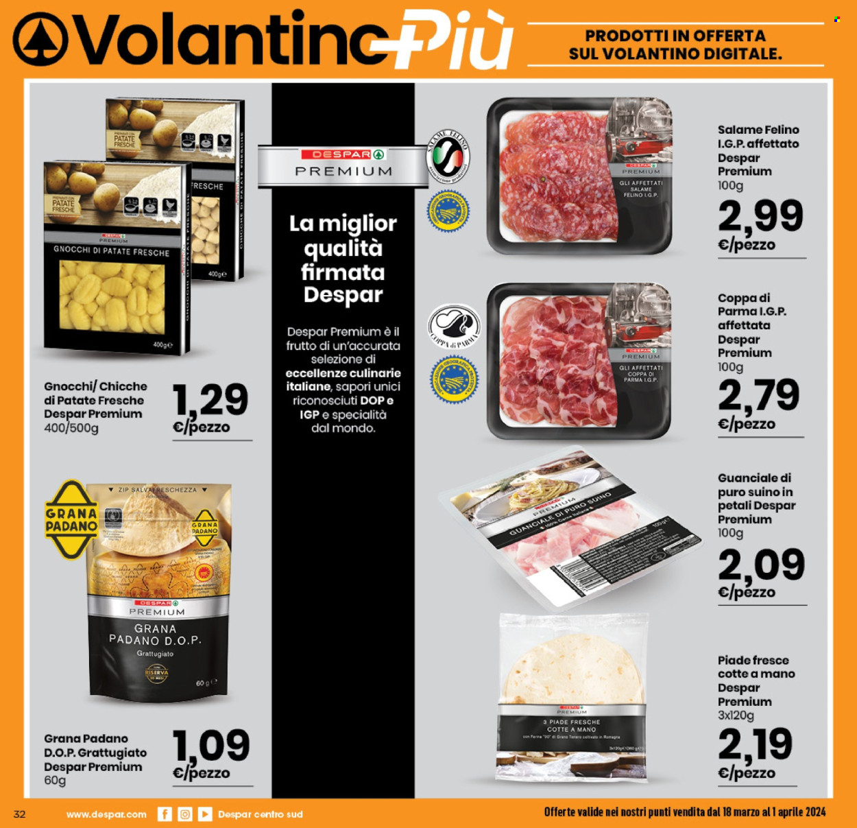 Volantino Eurospar - 21/3/2024 - 3/4/2024. Pagina 32