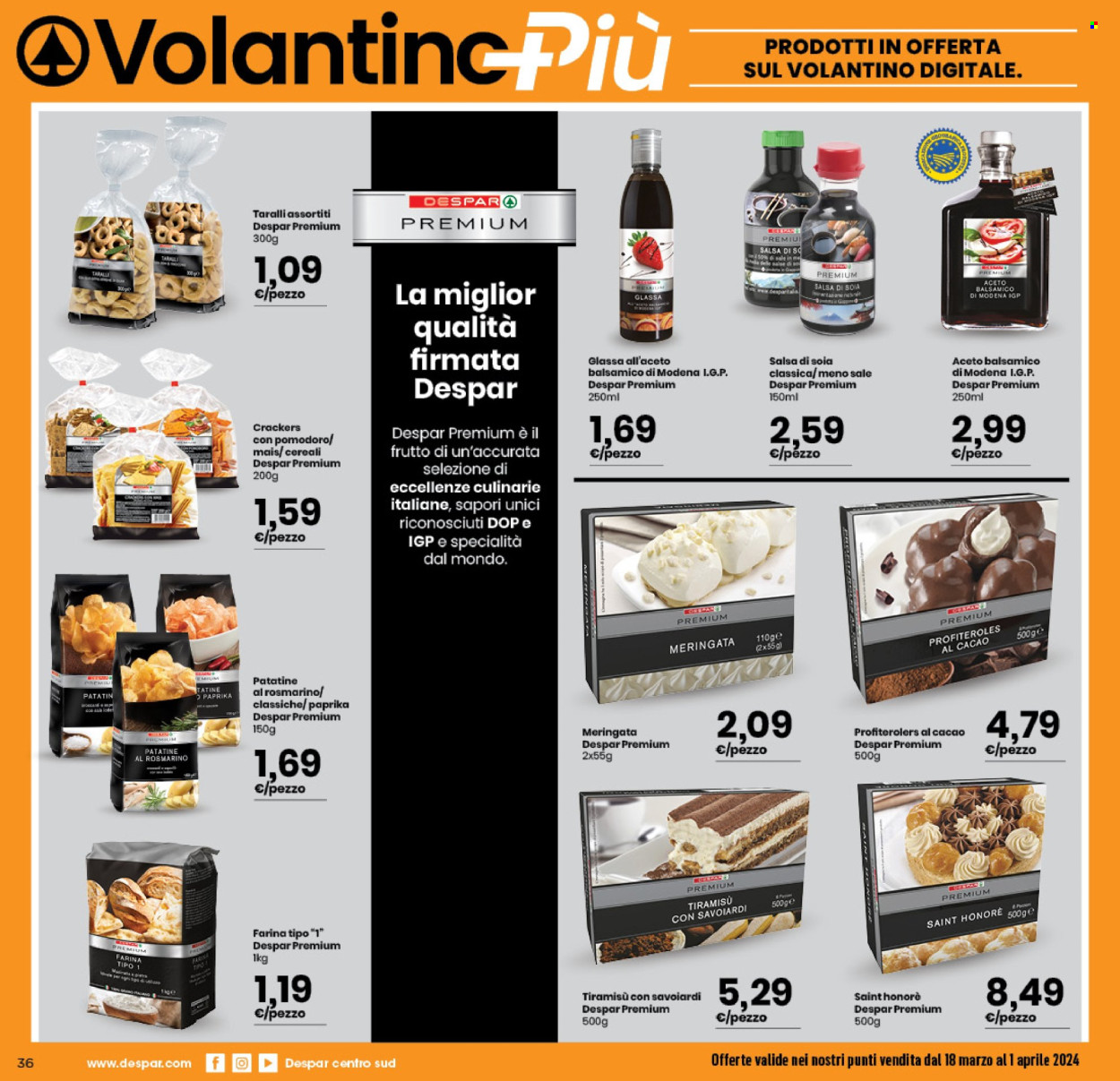 Volantino Eurospar - 21/3/2024 - 3/4/2024. Pagina 36