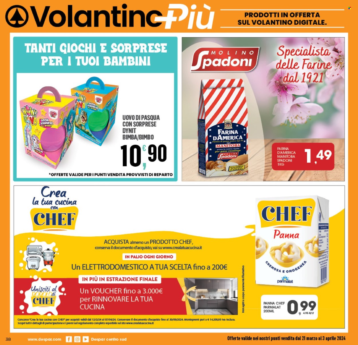Volantino Eurospar - 21/3/2024 - 3/4/2024. Pagina 38