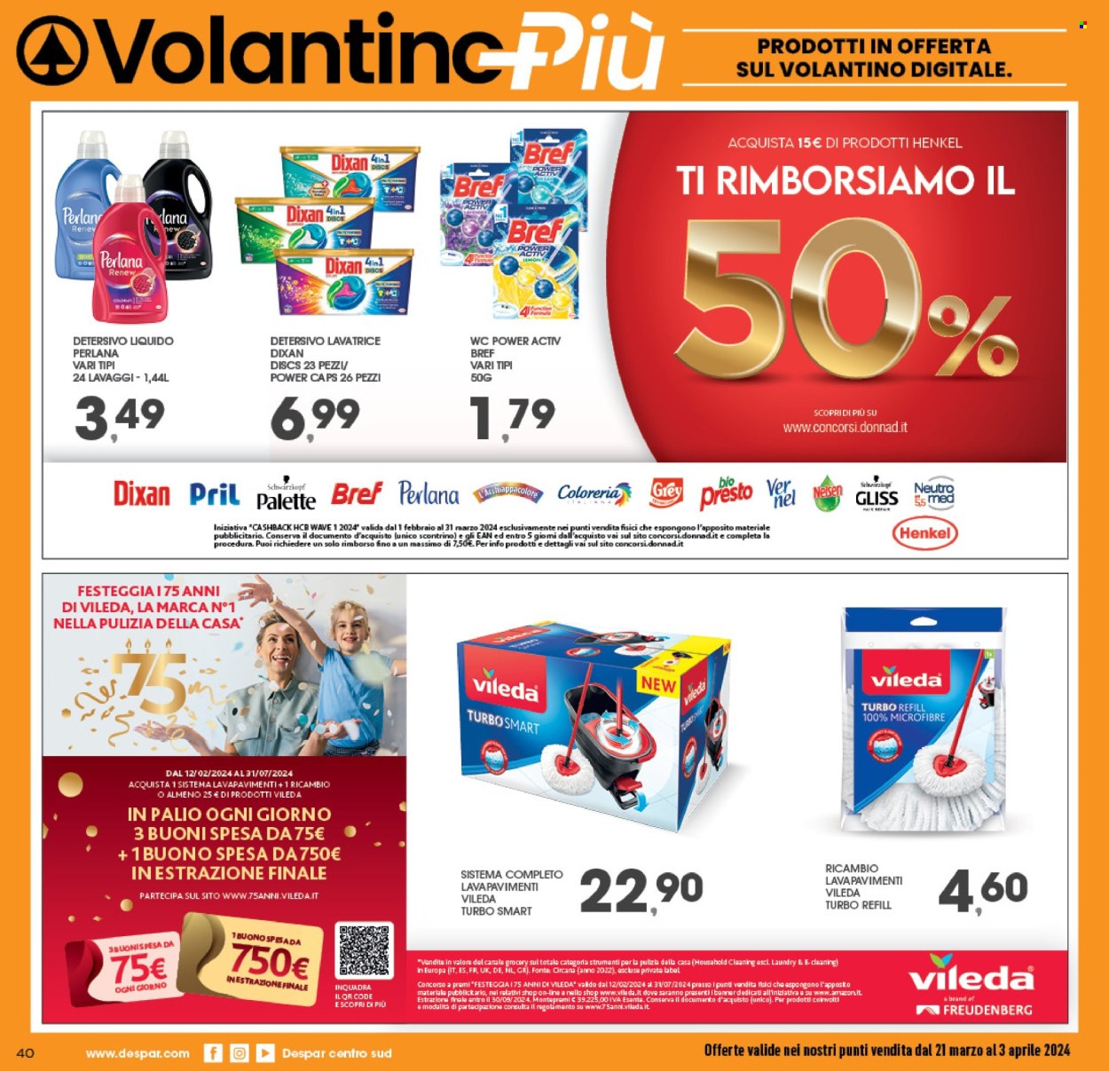 Volantino Eurospar - 21/3/2024 - 3/4/2024. Pagina 40