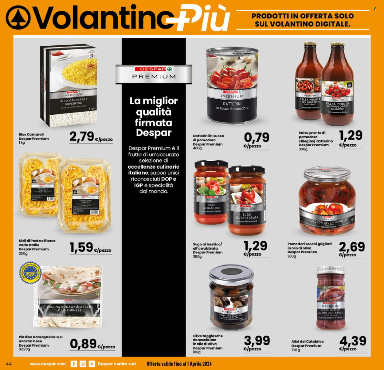 Volantino Interspar - 21/3/2024 - 3/4/2024. Pagina 44