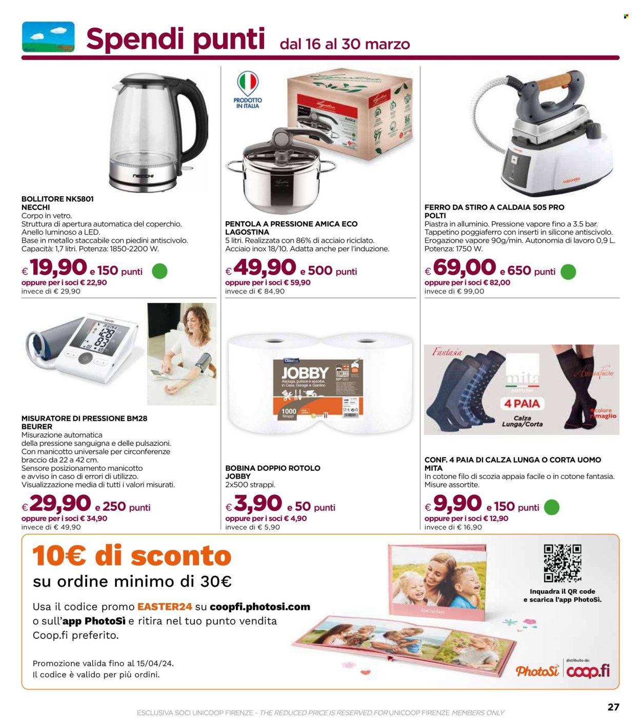 Volantino Coop - 21/3/2024 - 3/4/2024. Pagina 27