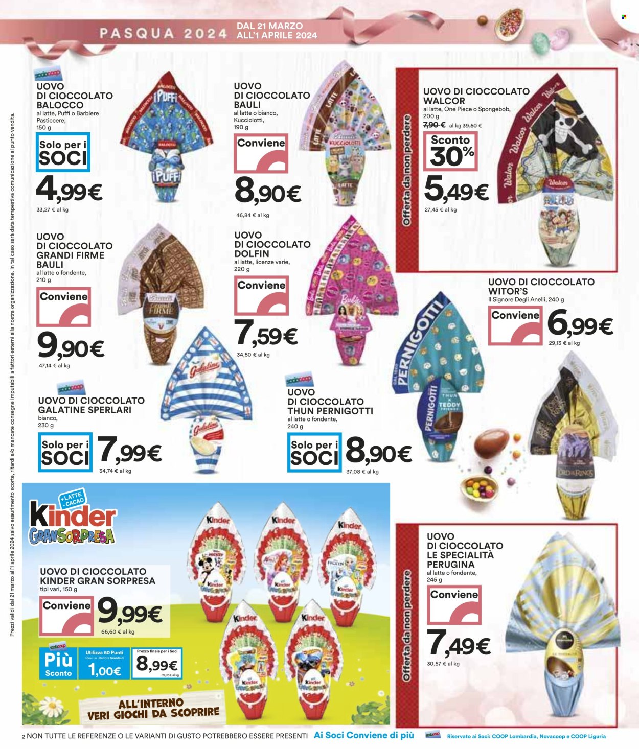 Volantino Coop - 21/3/2024 - 1/4/2024. Pagina 2