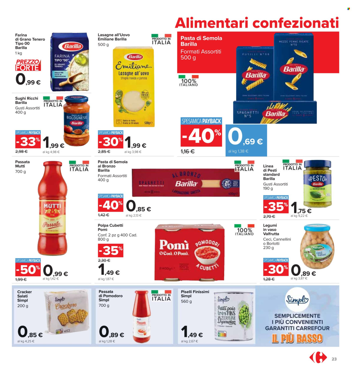 Volantino Carrefour - 19/3/2024 - 1/4/2024. Pagina 23