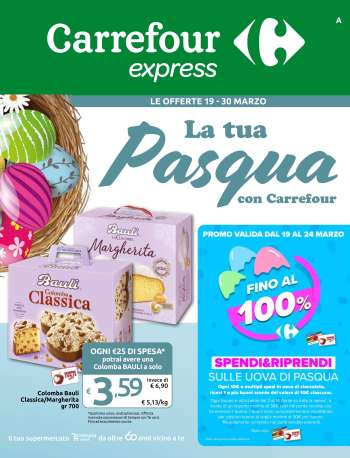 Volantino Carrefour - 19/3/2024 - 30/3/2024.
