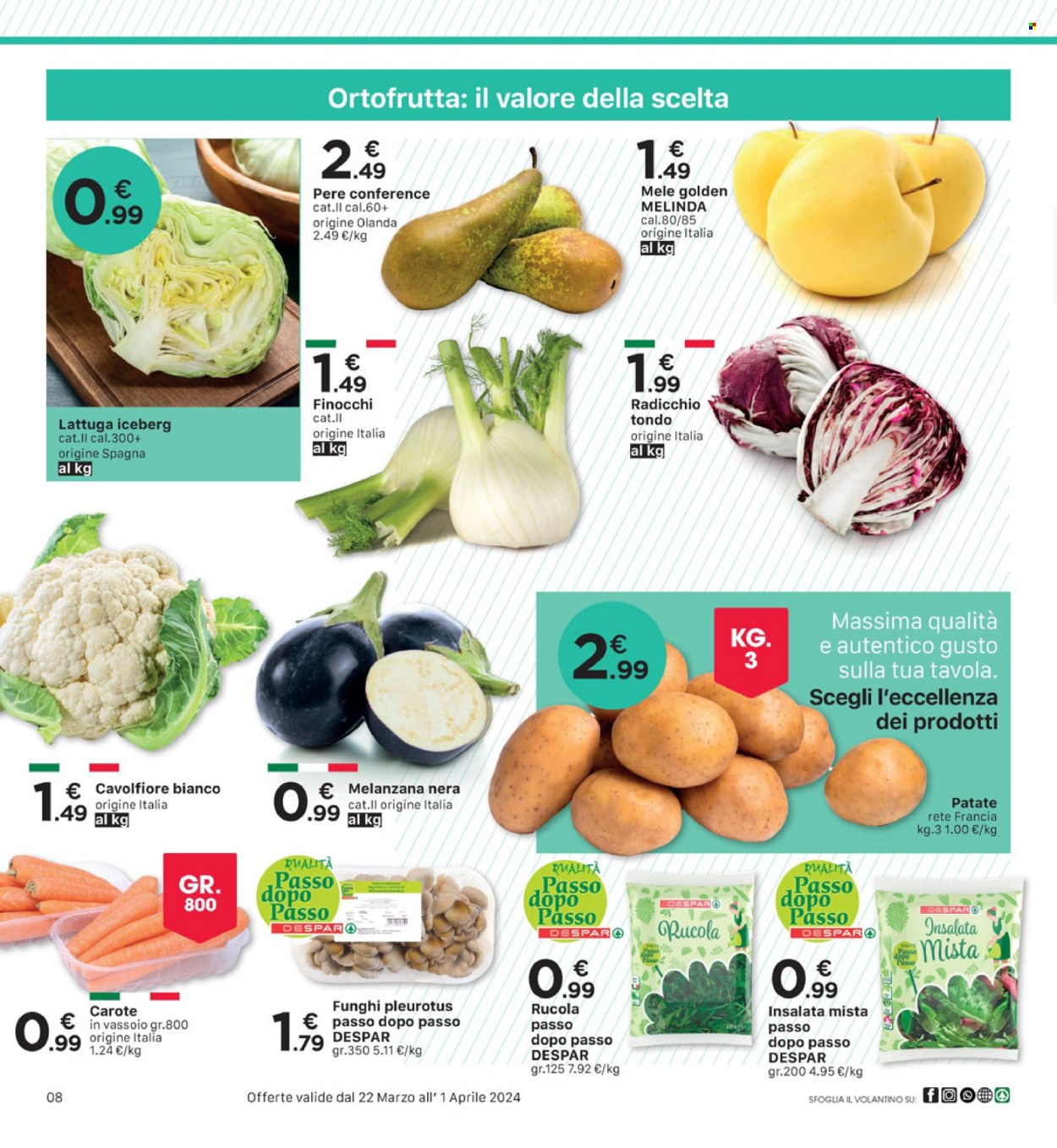 Volantino Eurospar - 22/3/2024 - 1/4/2024. Pagina 8