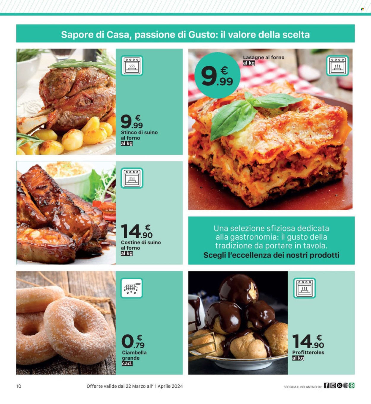 Volantino Eurospar - 22/3/2024 - 1/4/2024. Pagina 10