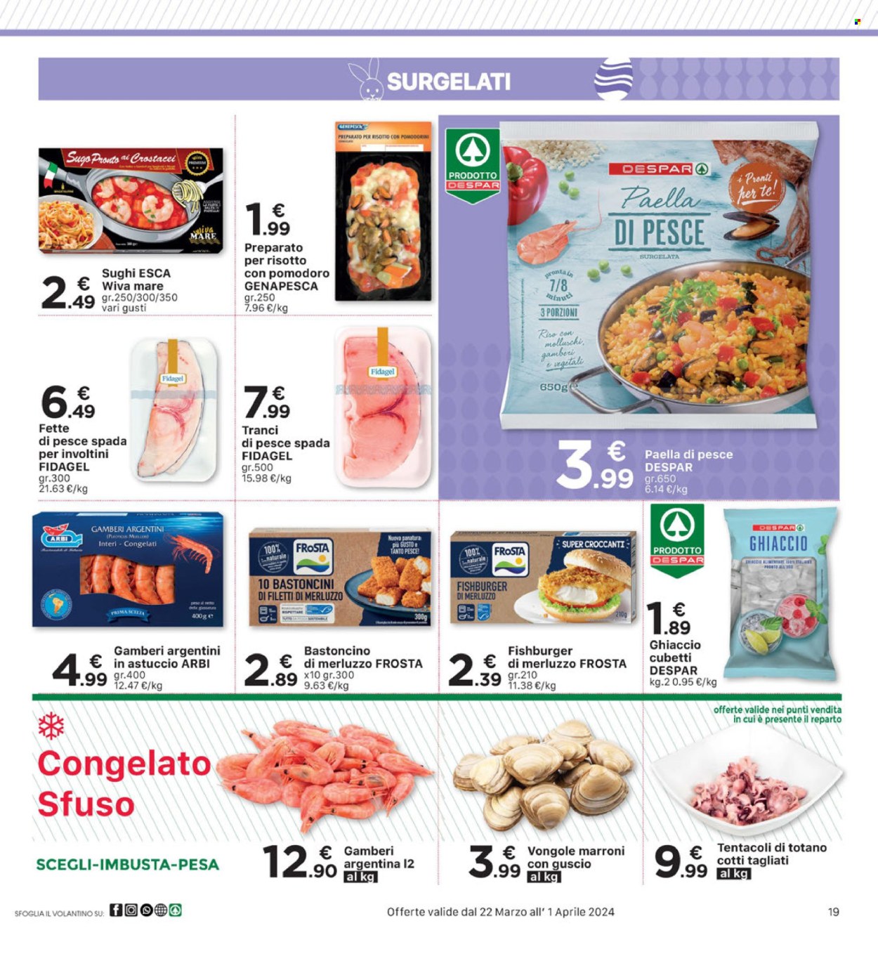 Volantino Eurospar - 22/3/2024 - 1/4/2024. Pagina 19