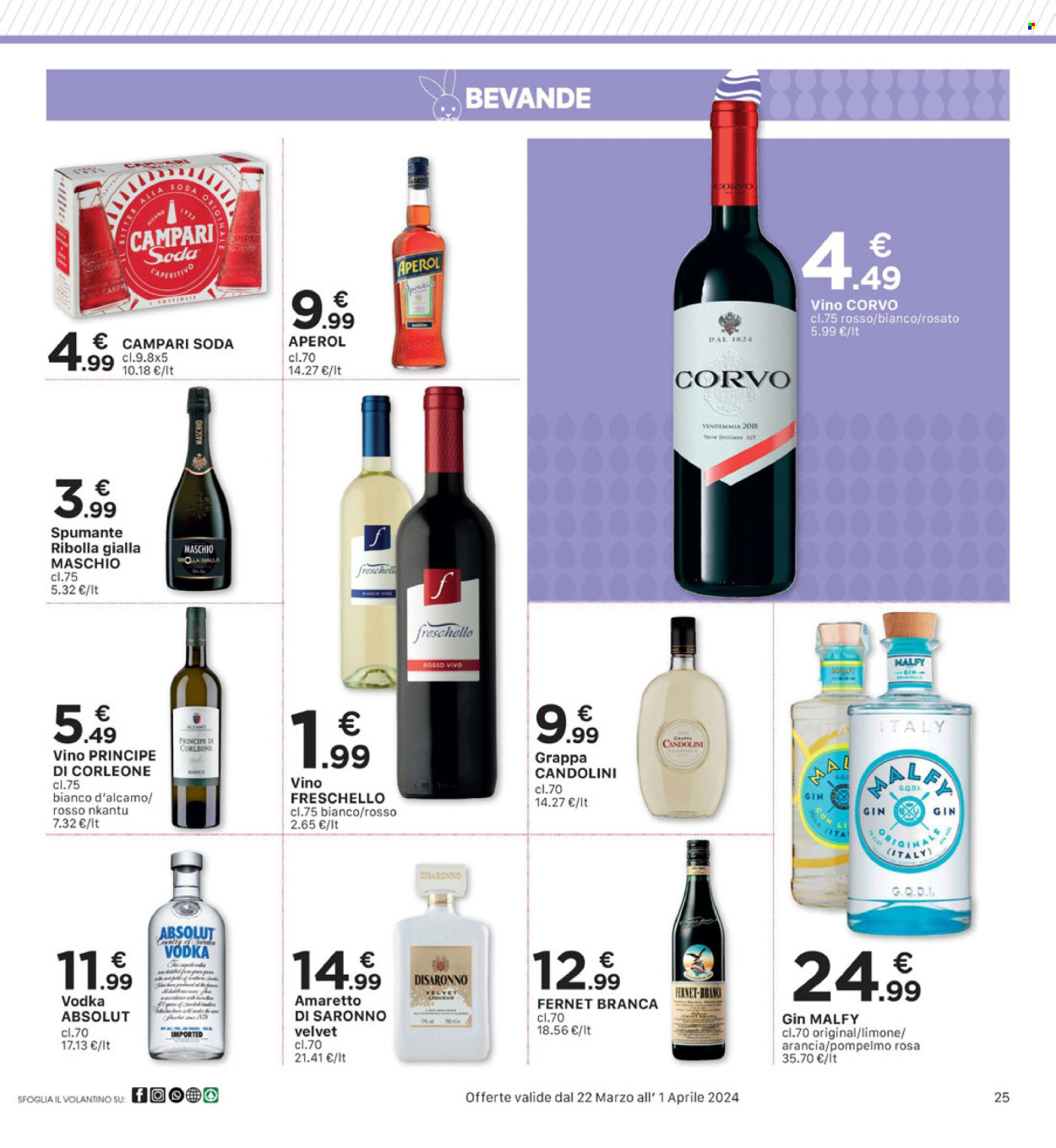 Volantino Eurospar - 22/3/2024 - 1/4/2024. Pagina 25