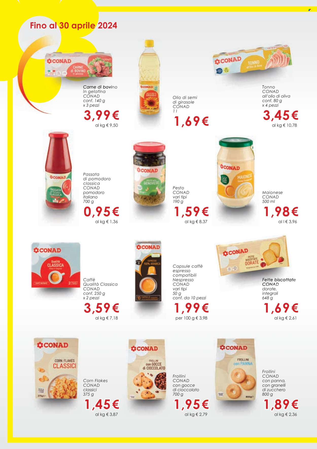 Leták Conad - 21.3.2024 - 30.4.2024. Strana 4