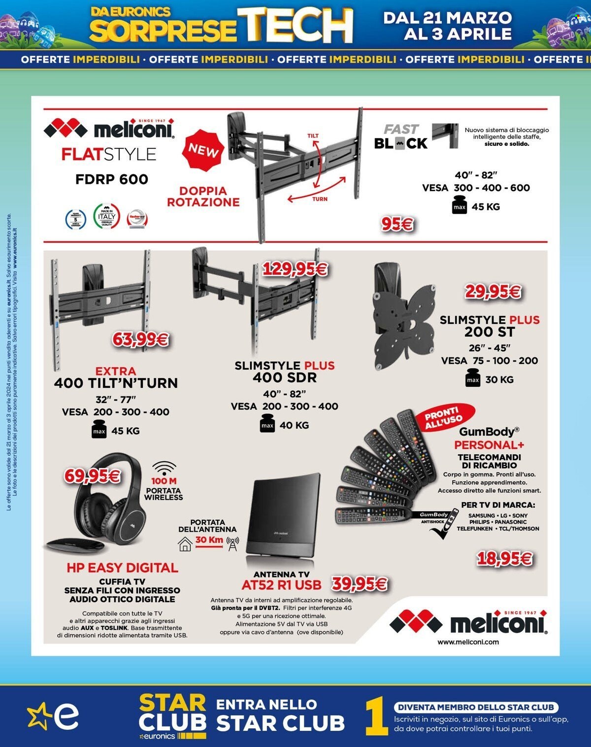 Volantino Euronics - 21/3/2024 - 3/4/2024. Pagina 3