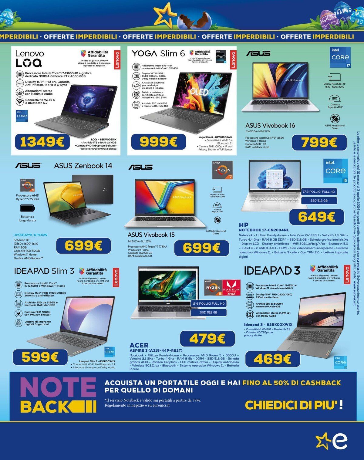 Volantino Euronics - 21/3/2024 - 3/4/2024. Pagina 6
