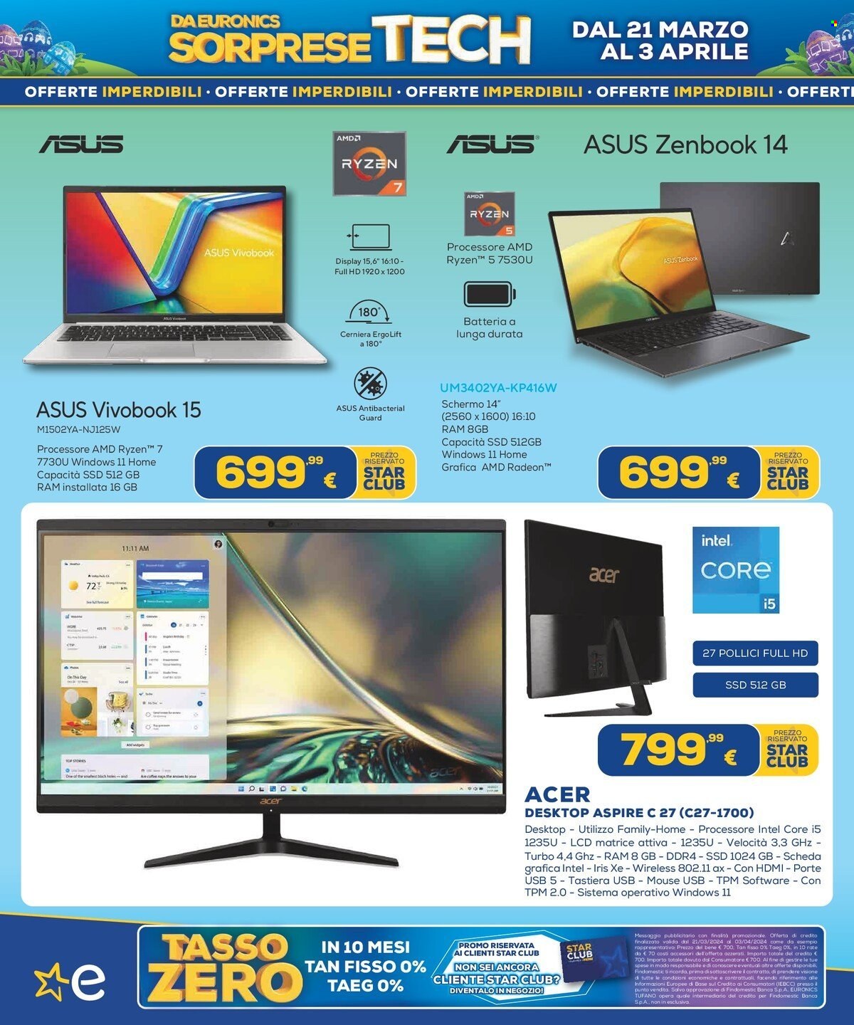 Volantino Euronics - 21/3/2024 - 3/4/2024. Pagina 2