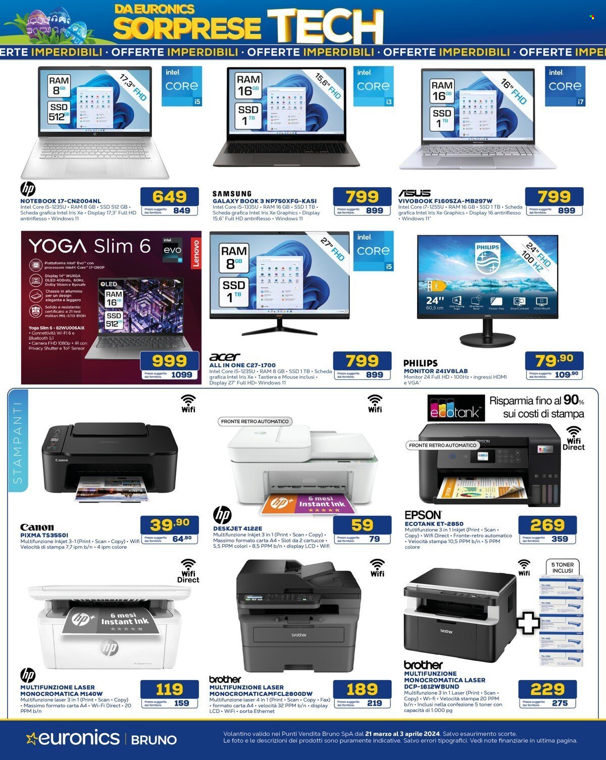 Volantino Euronics - 21/3/2024 - 3/4/2024. Pagina 14