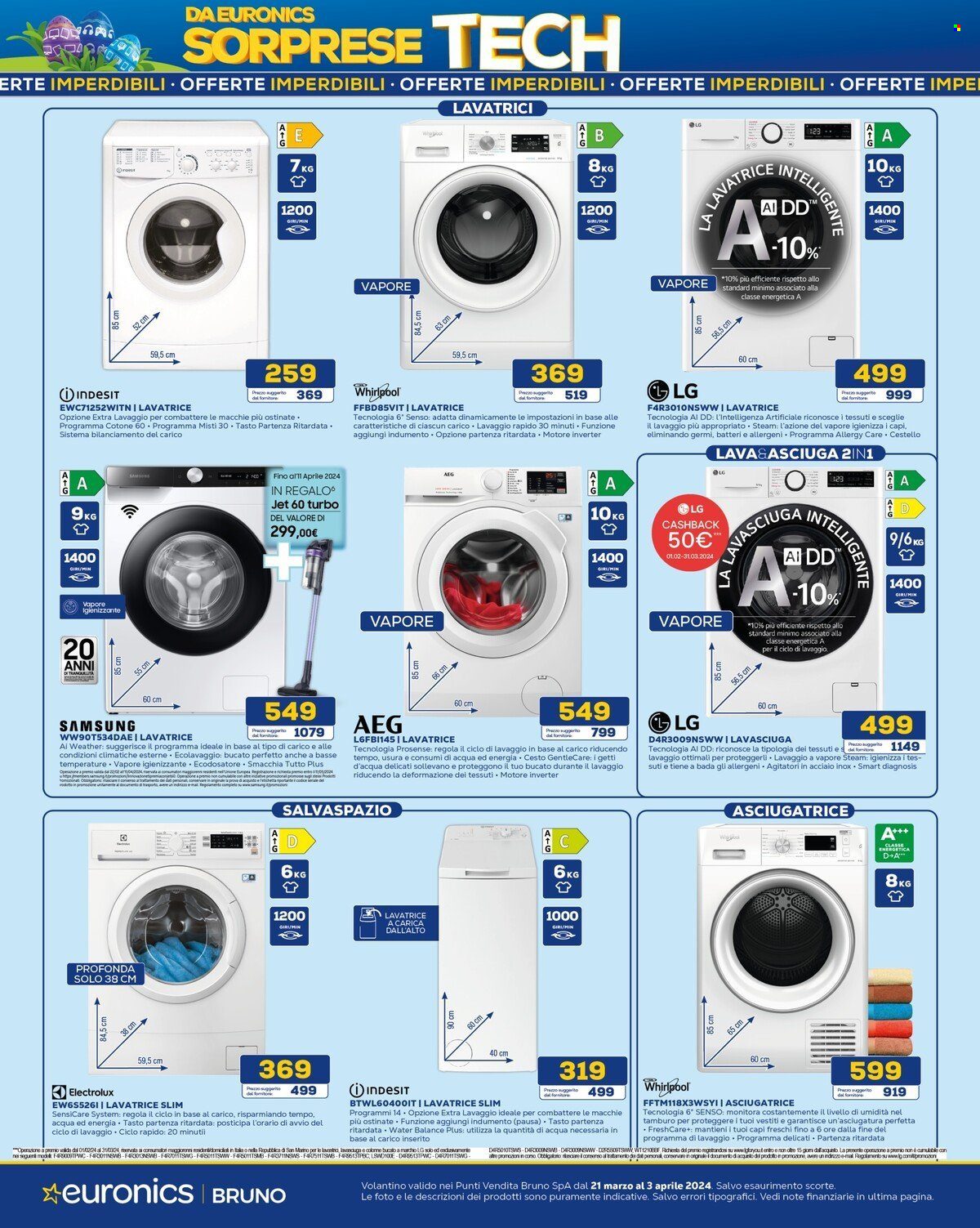 Volantino Euronics - 21/3/2024 - 3/4/2024. Pagina 27