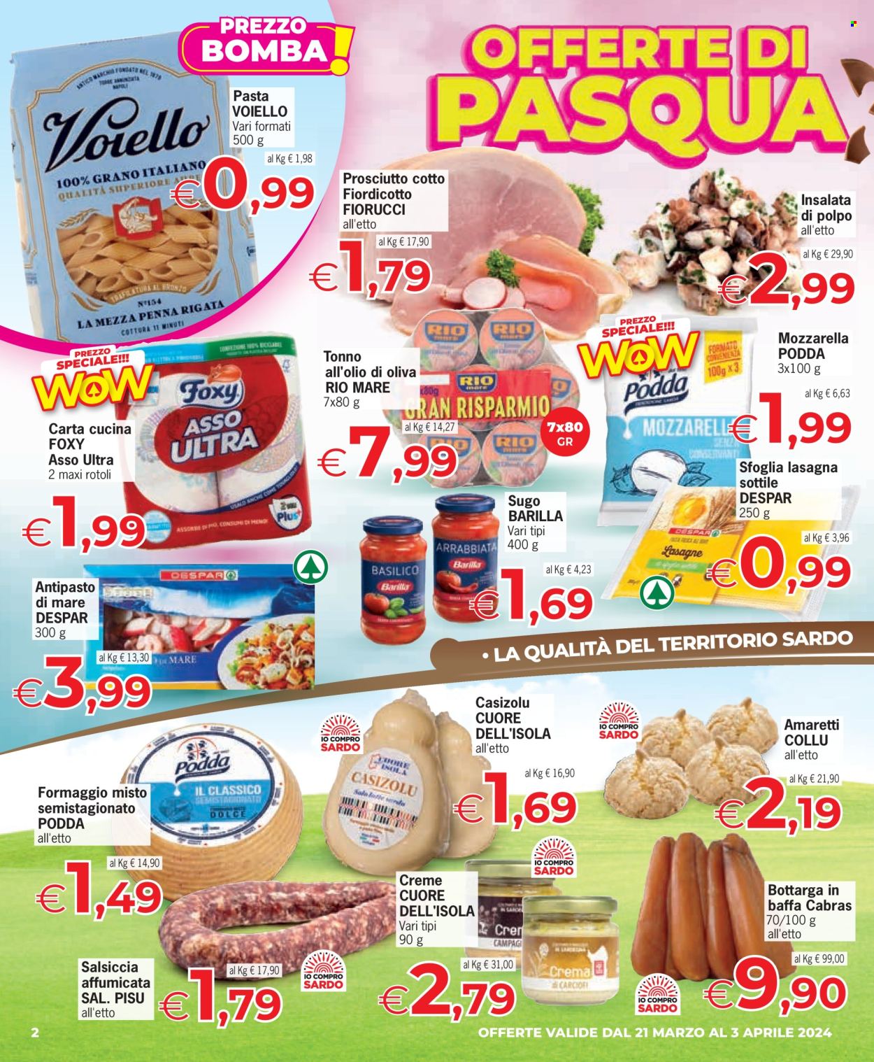 Leták Eurospar - 21.3.2024 - 3.4.2024. Strana 2