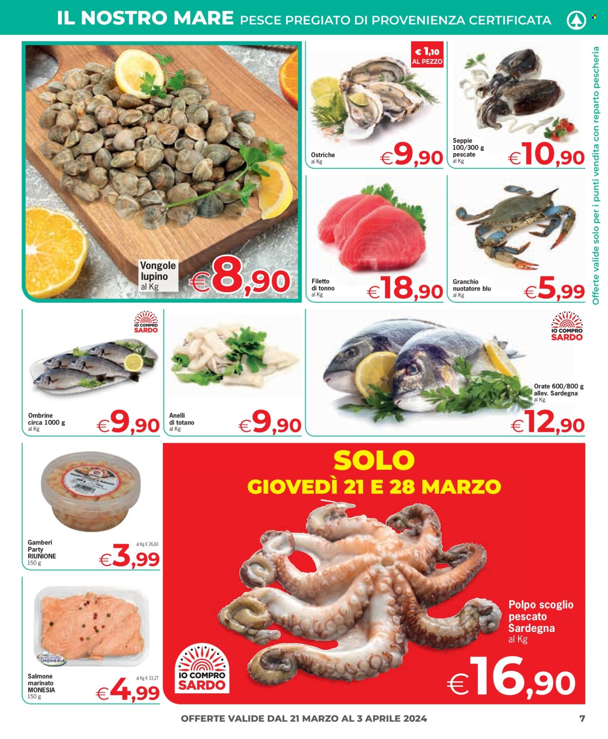 Volantino Eurospar - 21/3/2024 - 3/4/2024. Pagina 7