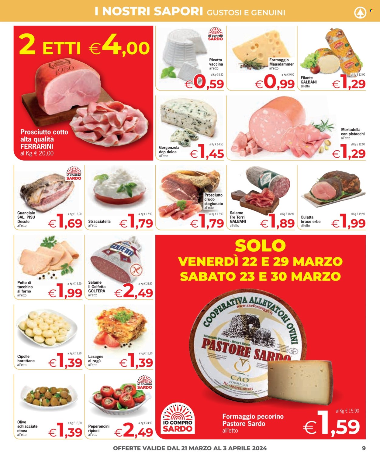 Leták Eurospar - 21.3.2024 - 3.4.2024. Strana 9