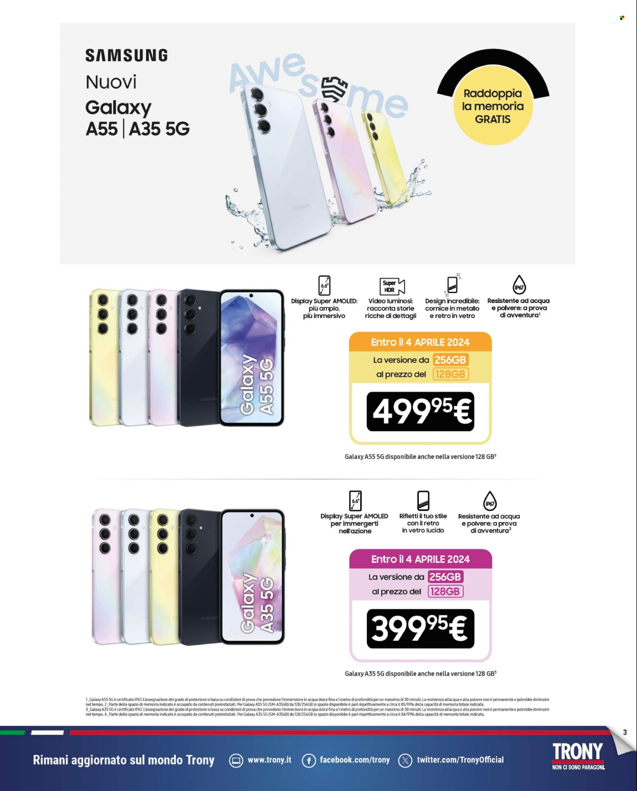 Volantino Trony - 21/3/2024 - 4/4/2024. Pagina 3