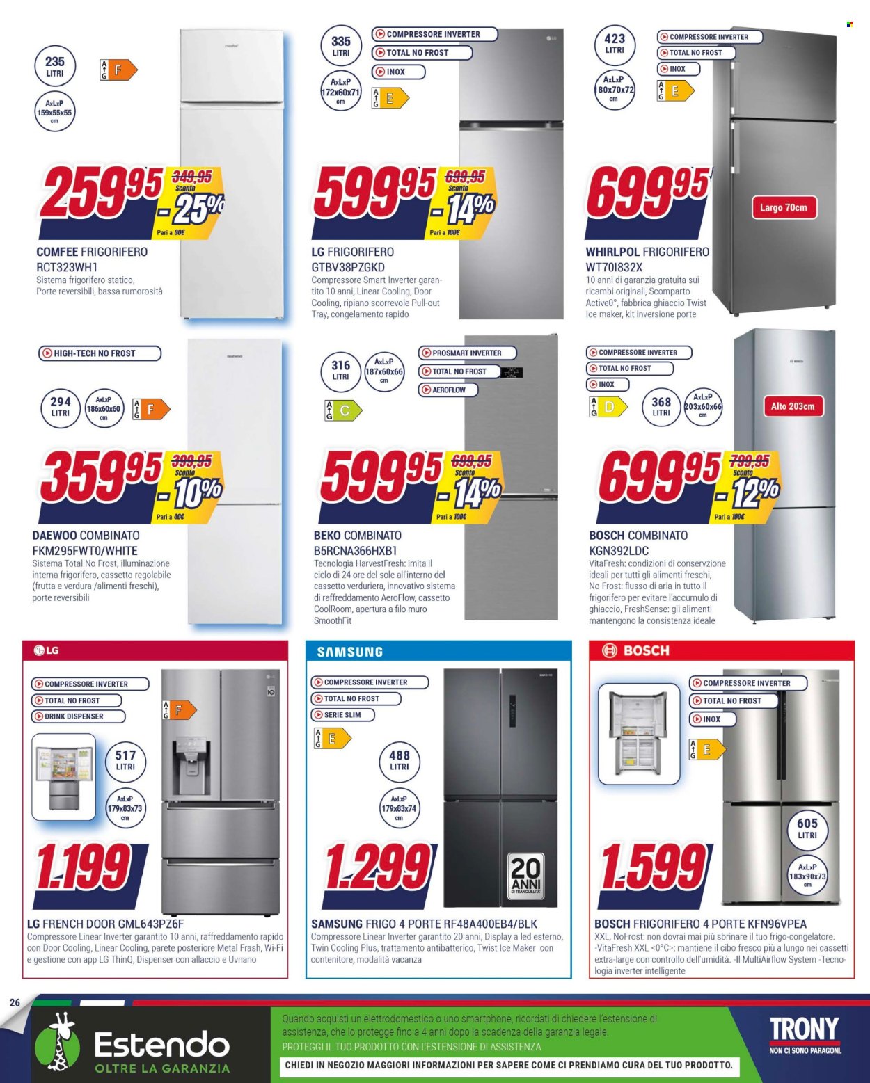 Volantino Trony - 21/3/2024 - 4/4/2024. Pagina 26