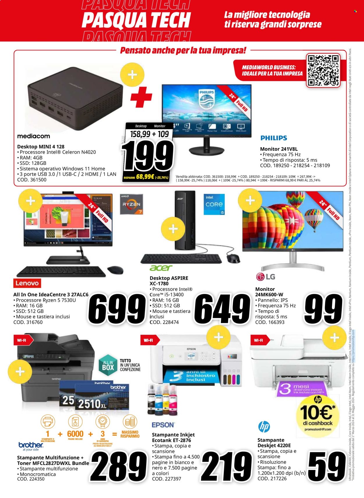 Volantino MediaWorld - 25/3/2024 - 2/4/2024. Pagina 12