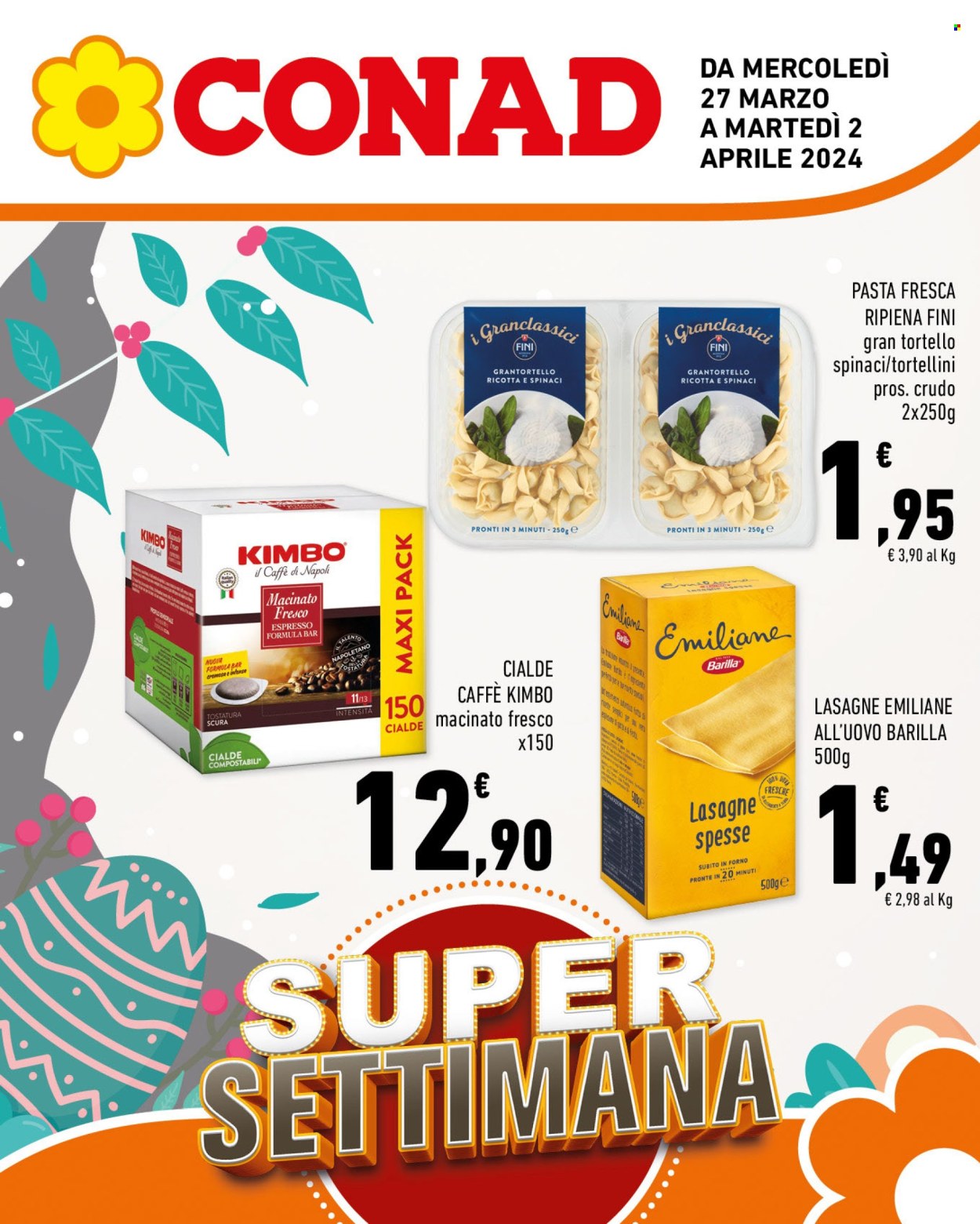 Volantino Conad - 27/3/2024 - 2/4/2024. Pagina 1