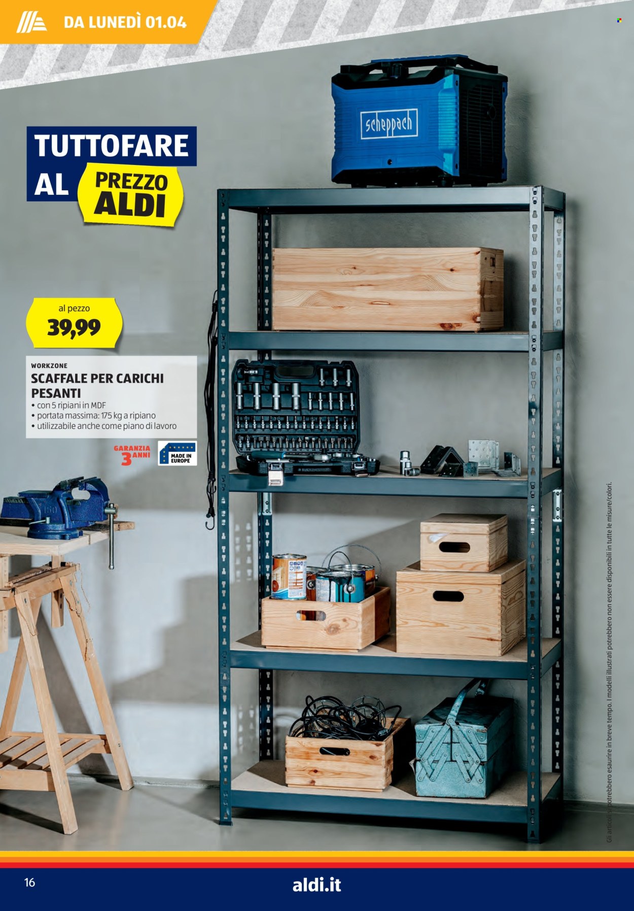 Volantino Aldi - 1/4/2024 - 7/4/2024. Pagina 16