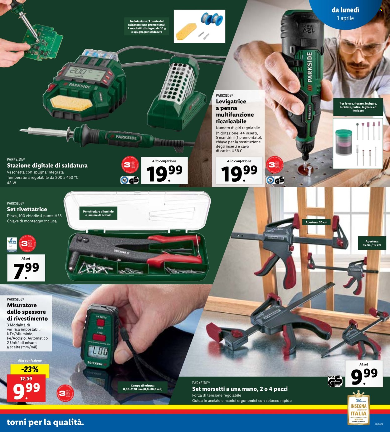 Volantino Lidl - 1/4/2024 - 7/4/2024. Pagina 19