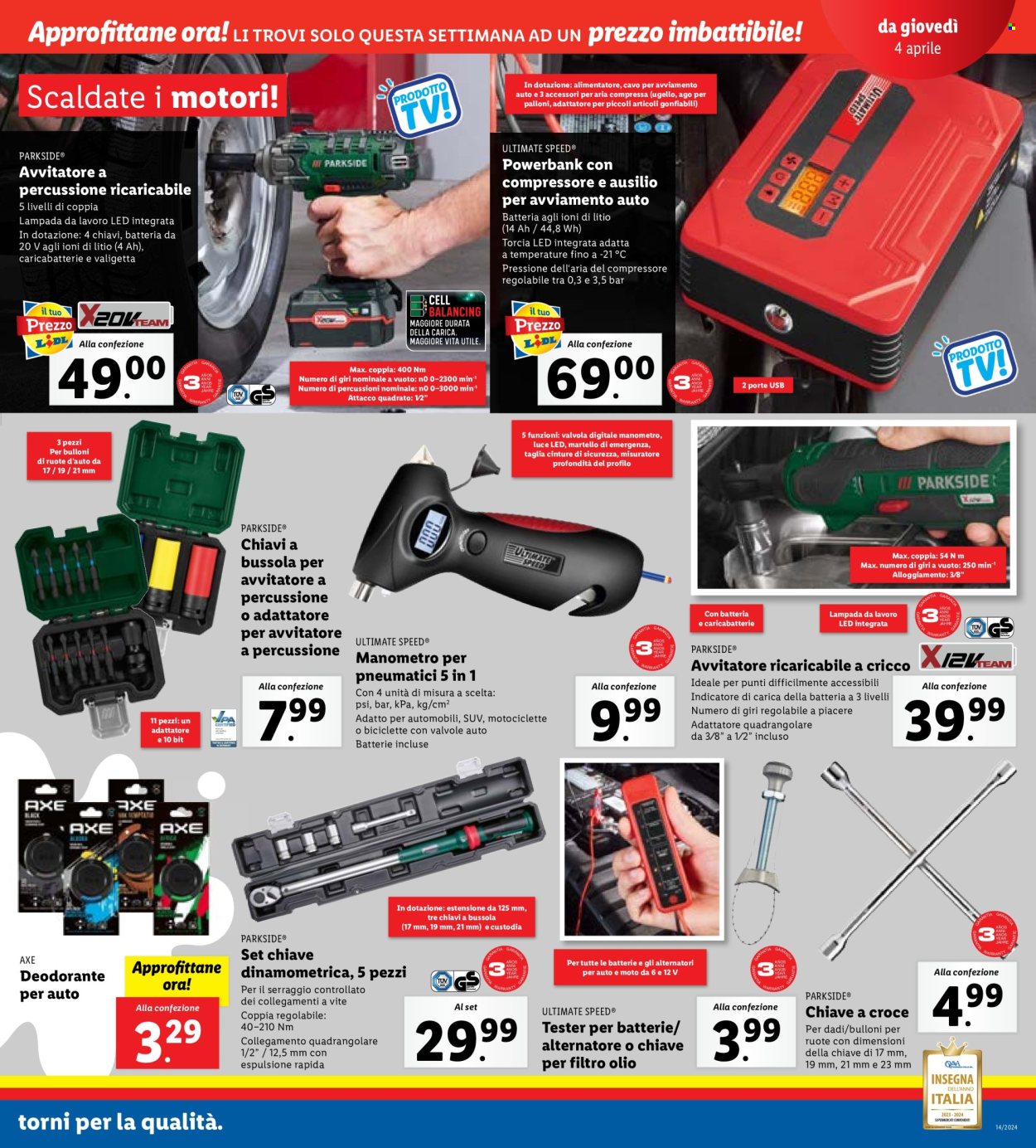 Volantino Lidl - 1/4/2024 - 7/4/2024. Pagina 23