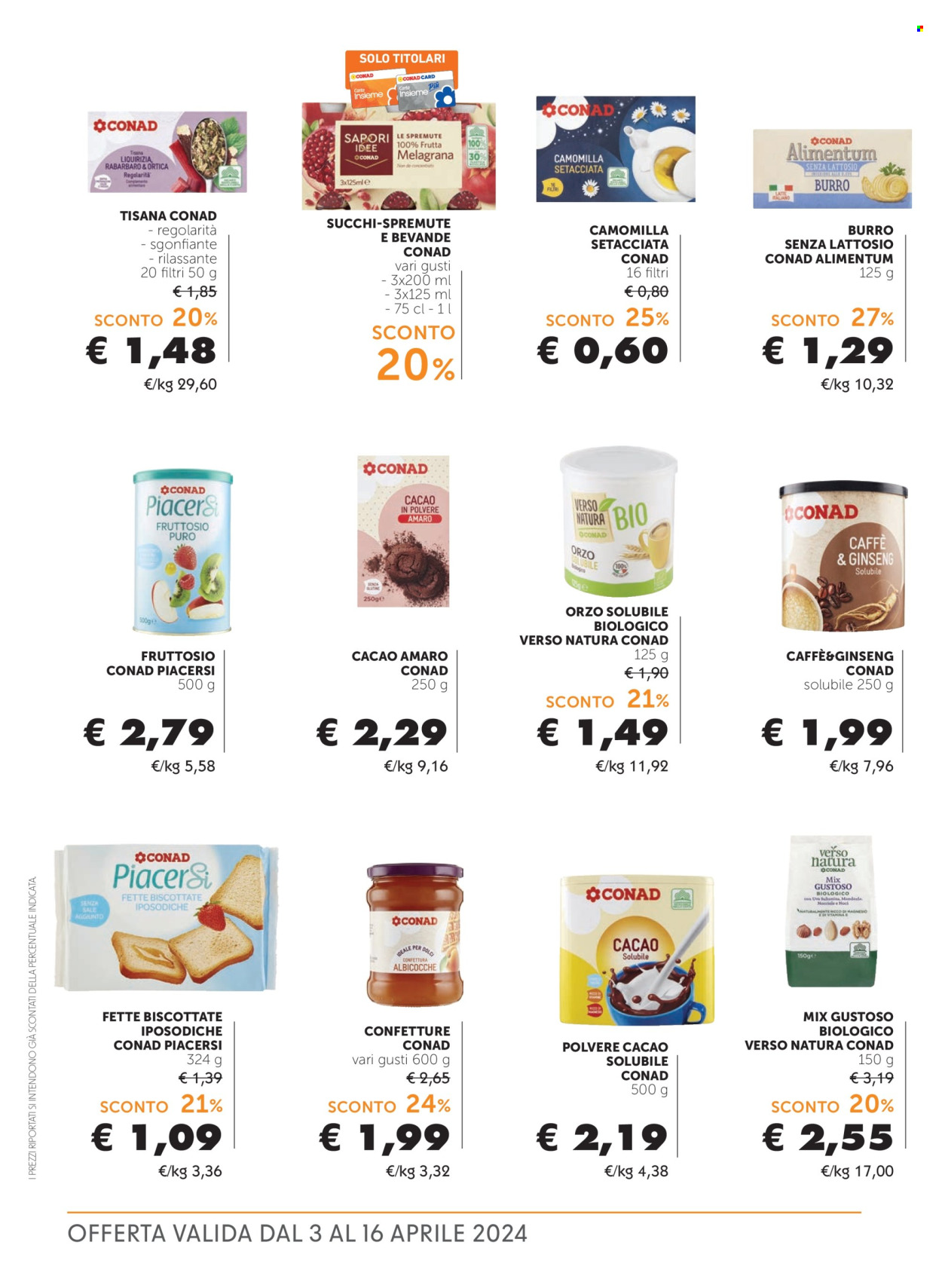 Leták Conad - 3.4.2024 - 16.4.2024. Strana 4
