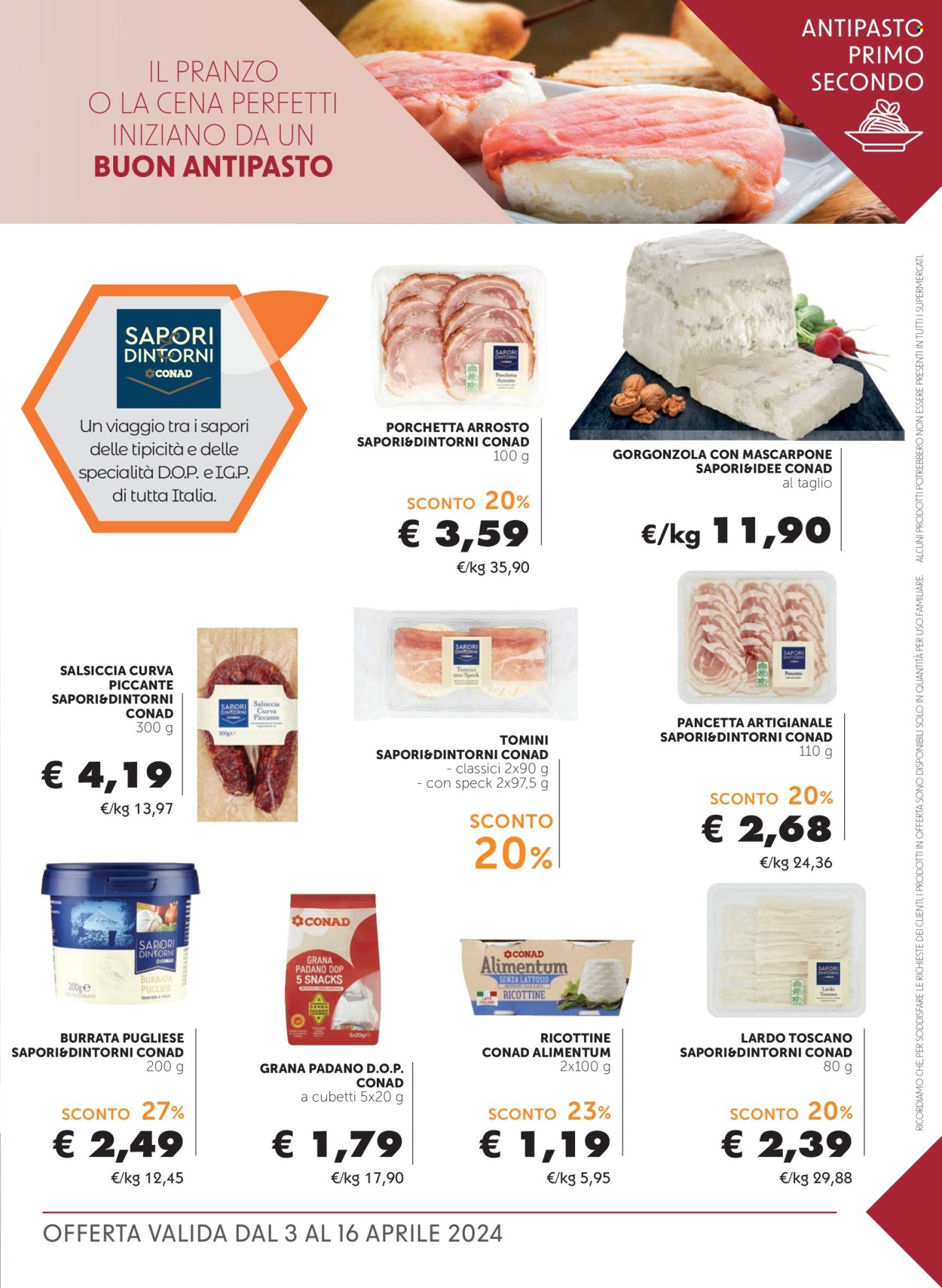 Leták Conad - 3.4.2024 - 16.4.2024. Strana 7