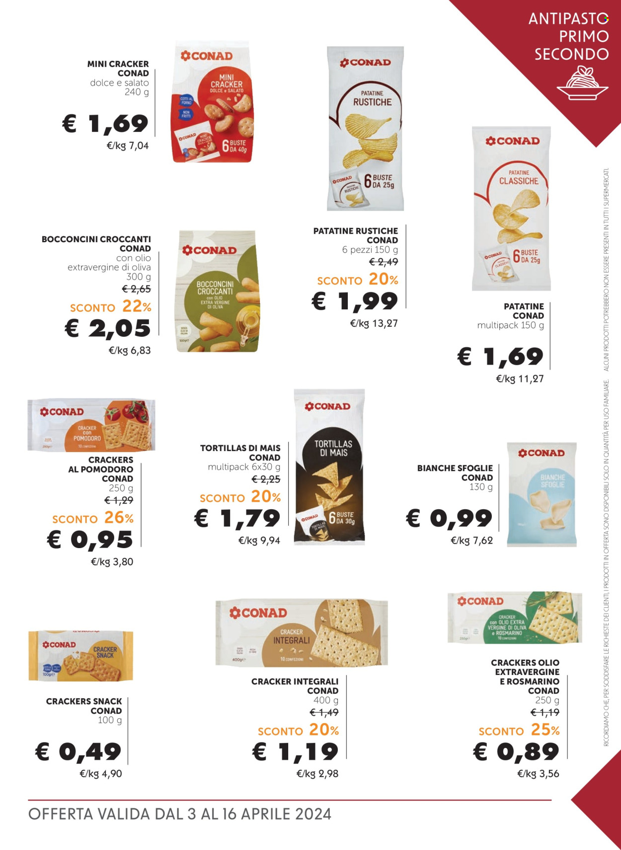 Volantino Conad - 3/4/2024 - 16/4/2024. Pagina 9