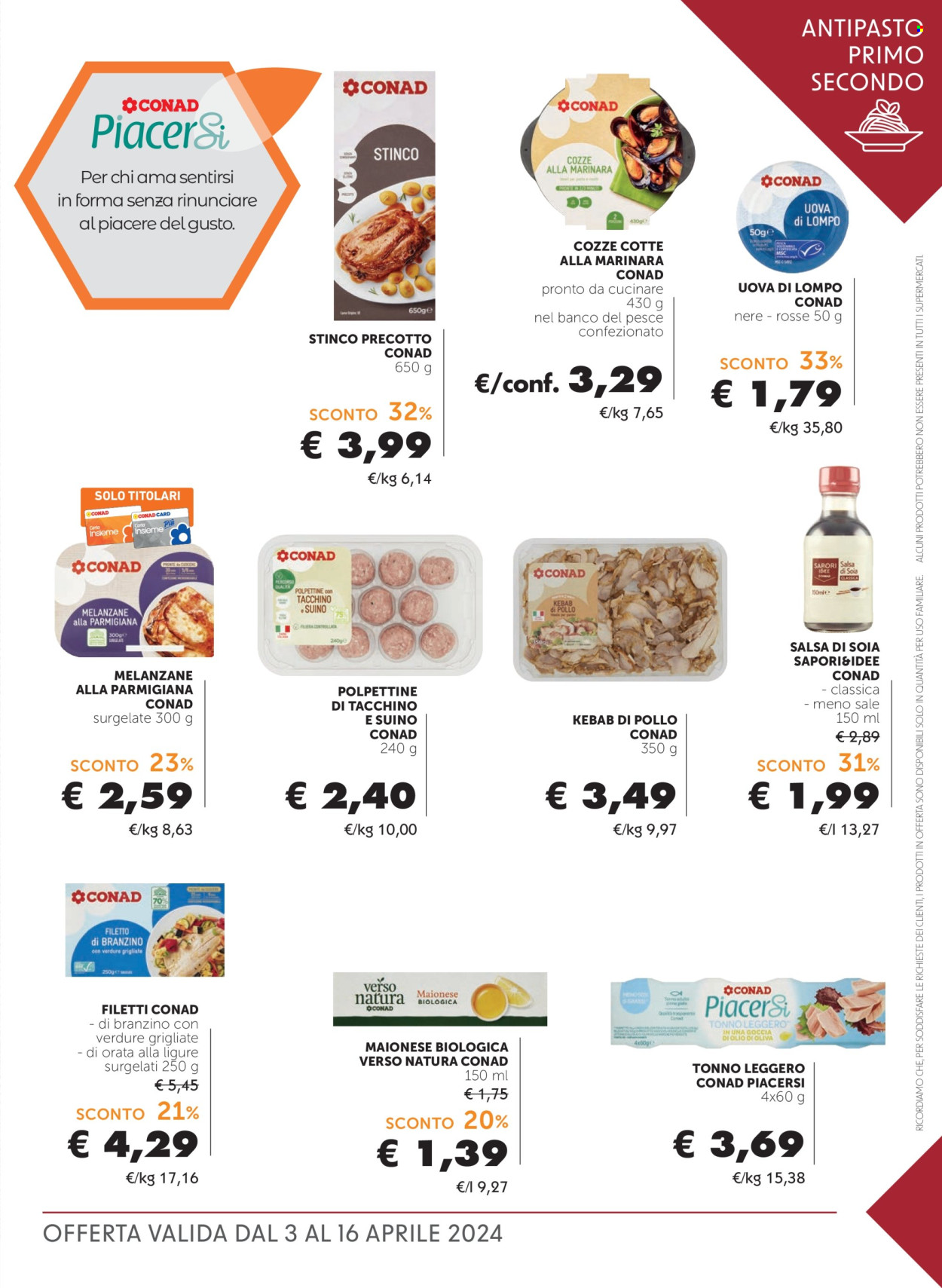 Volantino Conad - 3/4/2024 - 16/4/2024. Pagina 13