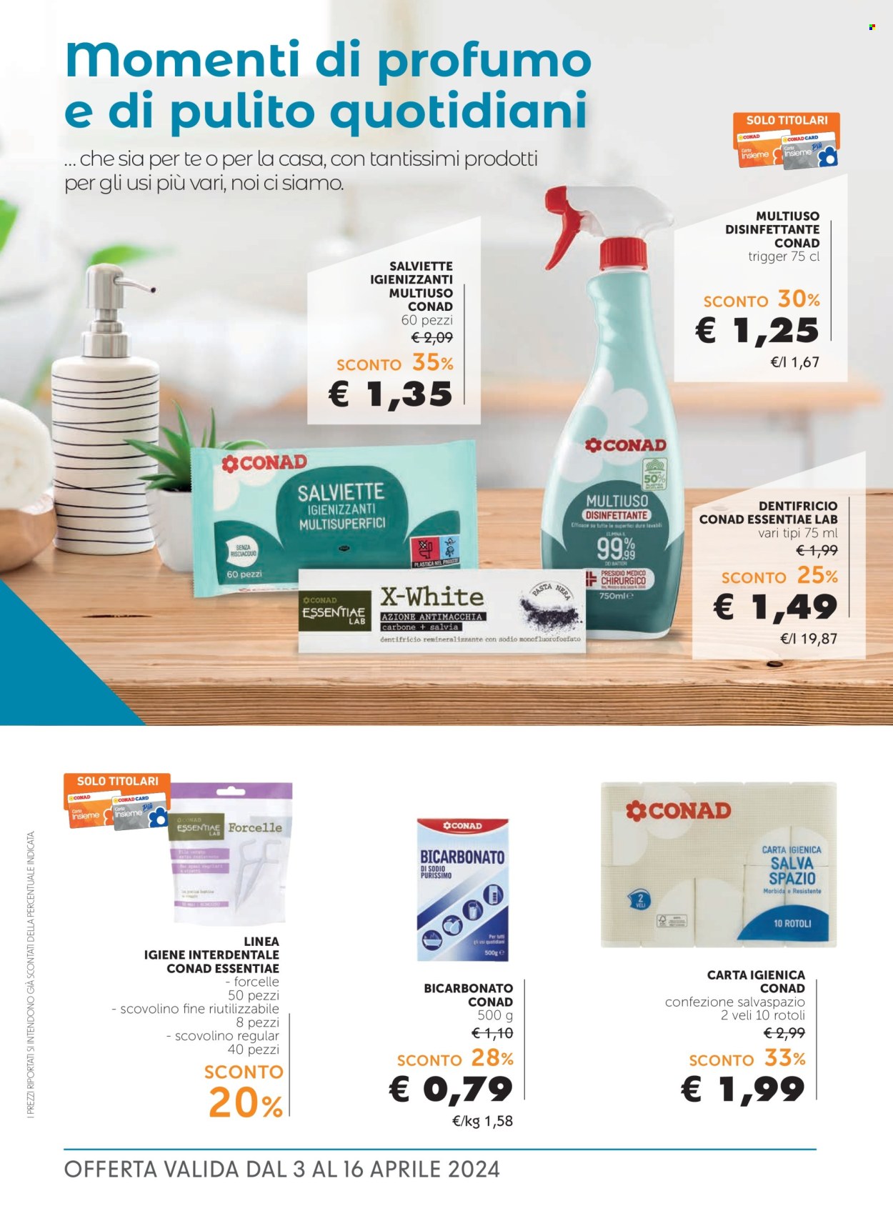 Leták Conad - 3.4.2024 - 16.4.2024. Strana 16
