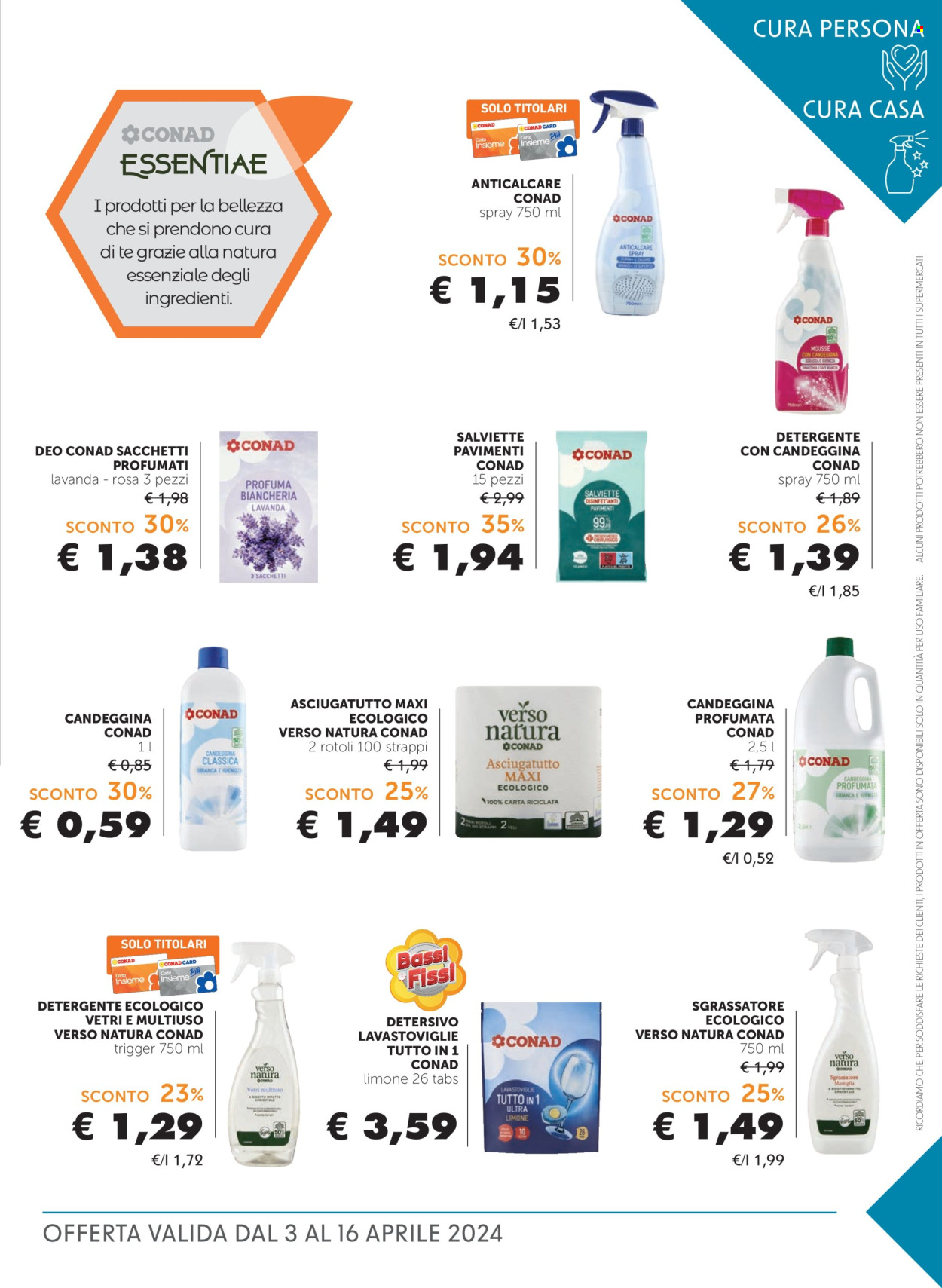 Leták Conad - 3.4.2024 - 16.4.2024. Strana 17