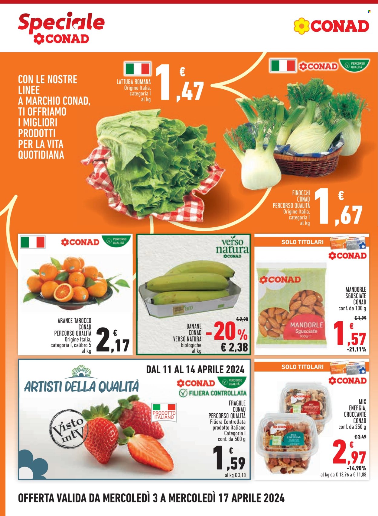Volantino Margherita Conad - 3/4/2024 - 17/4/2024. Pagina 2