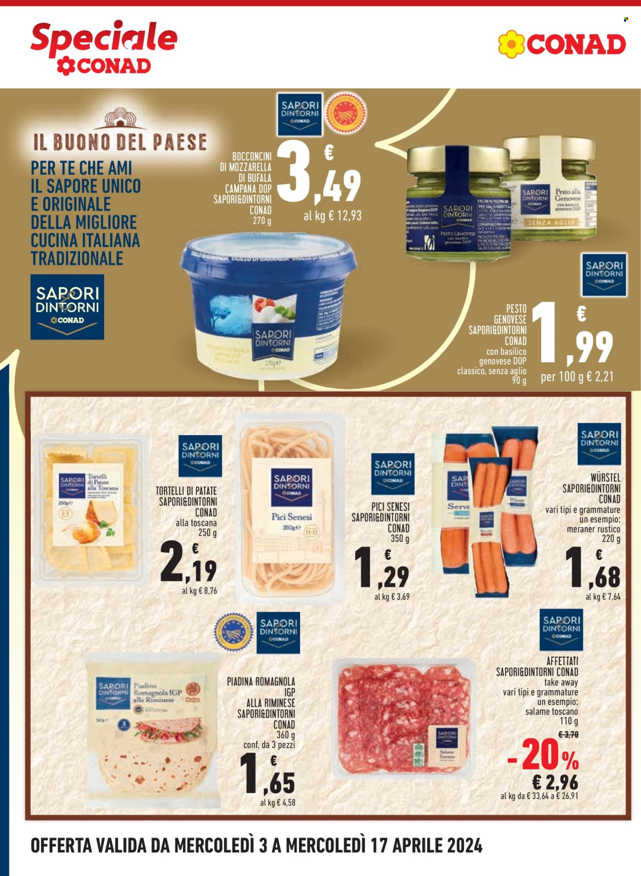 Leták Margherita Conad - 3.4.2024 - 17.4.2024. Strana 10