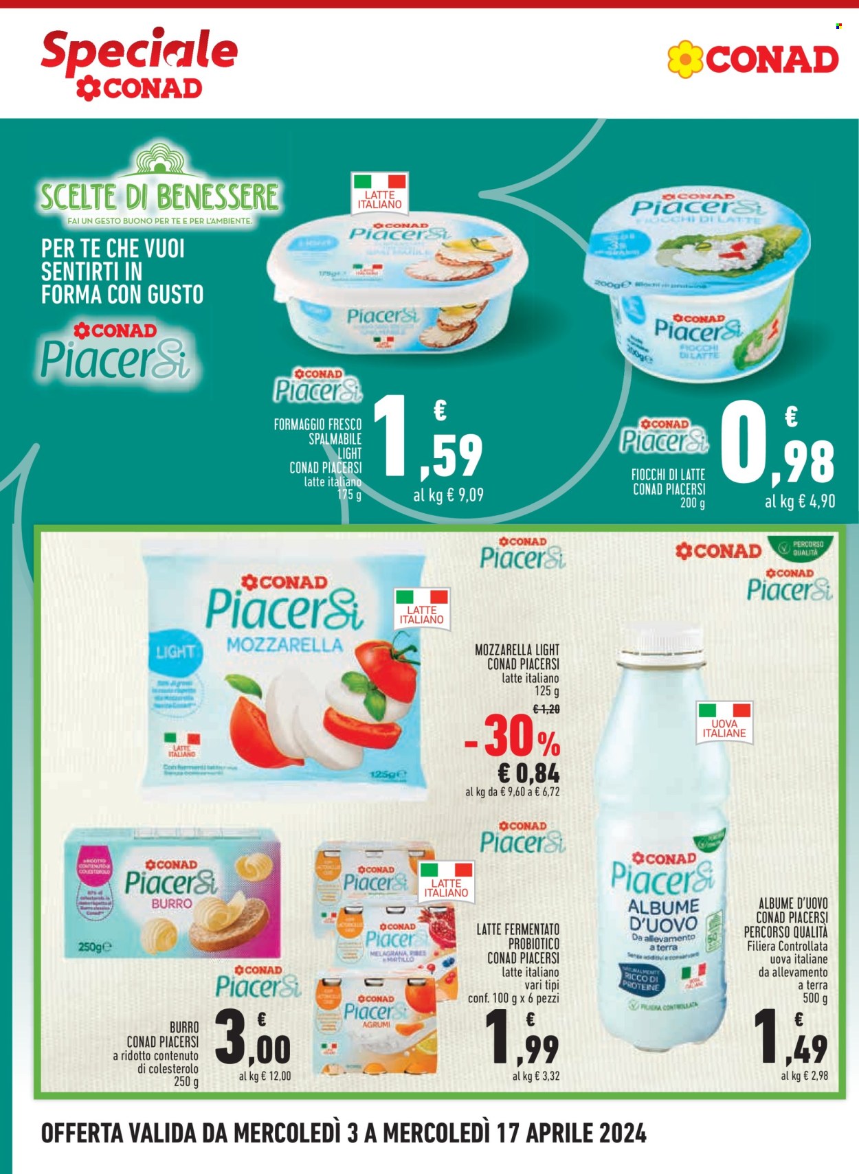 Volantino Margherita Conad - 3/4/2024 - 17/4/2024. Pagina 14