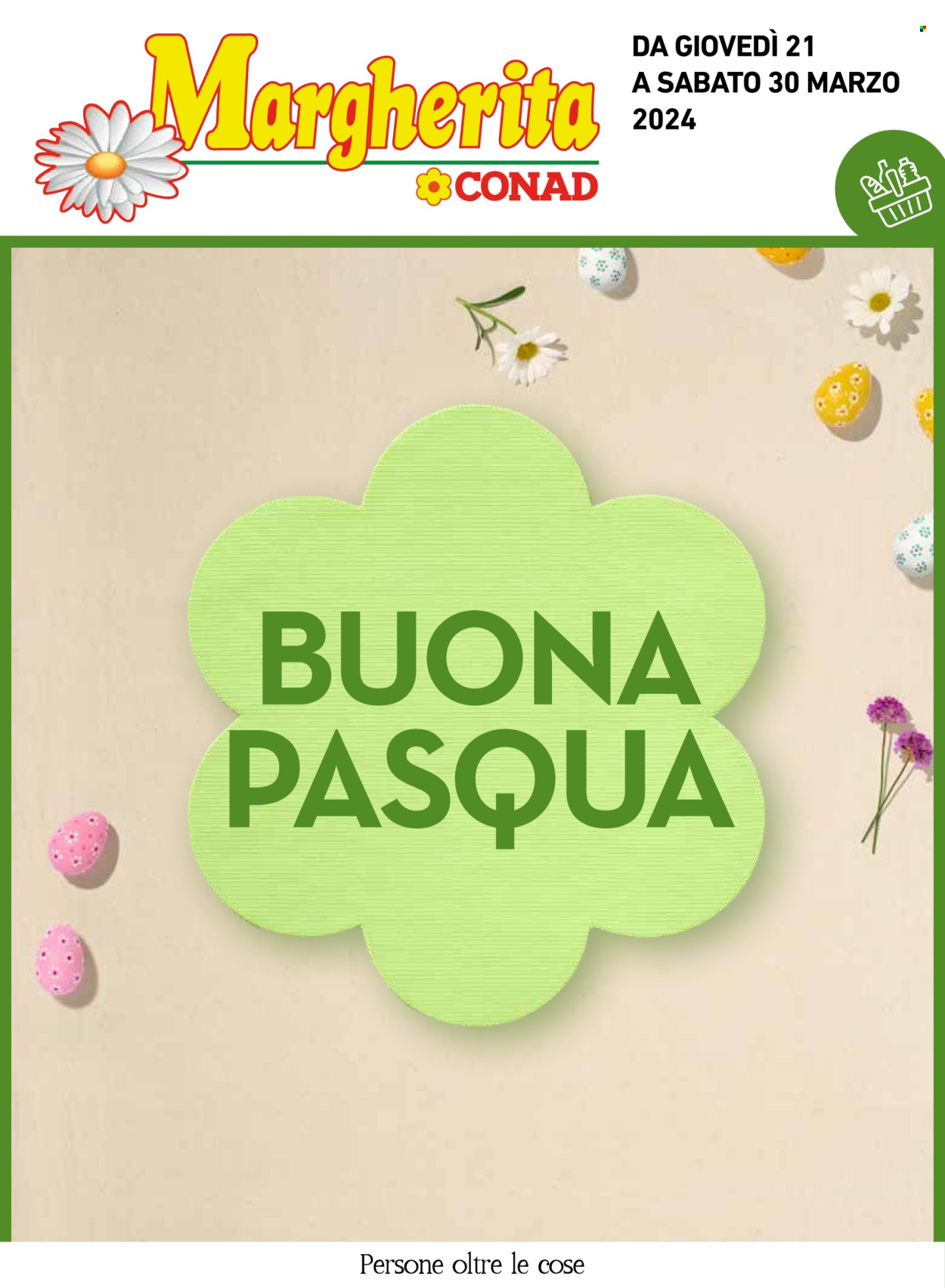 Volantino Margherita Conad - 21/3/2024 - 30/3/2024. Pagina 1
