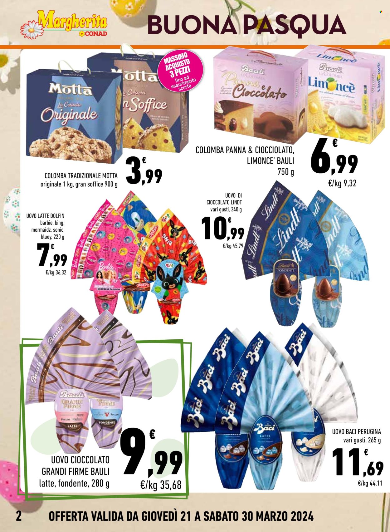 Volantino Margherita Conad - 21/3/2024 - 30/3/2024. Pagina 2