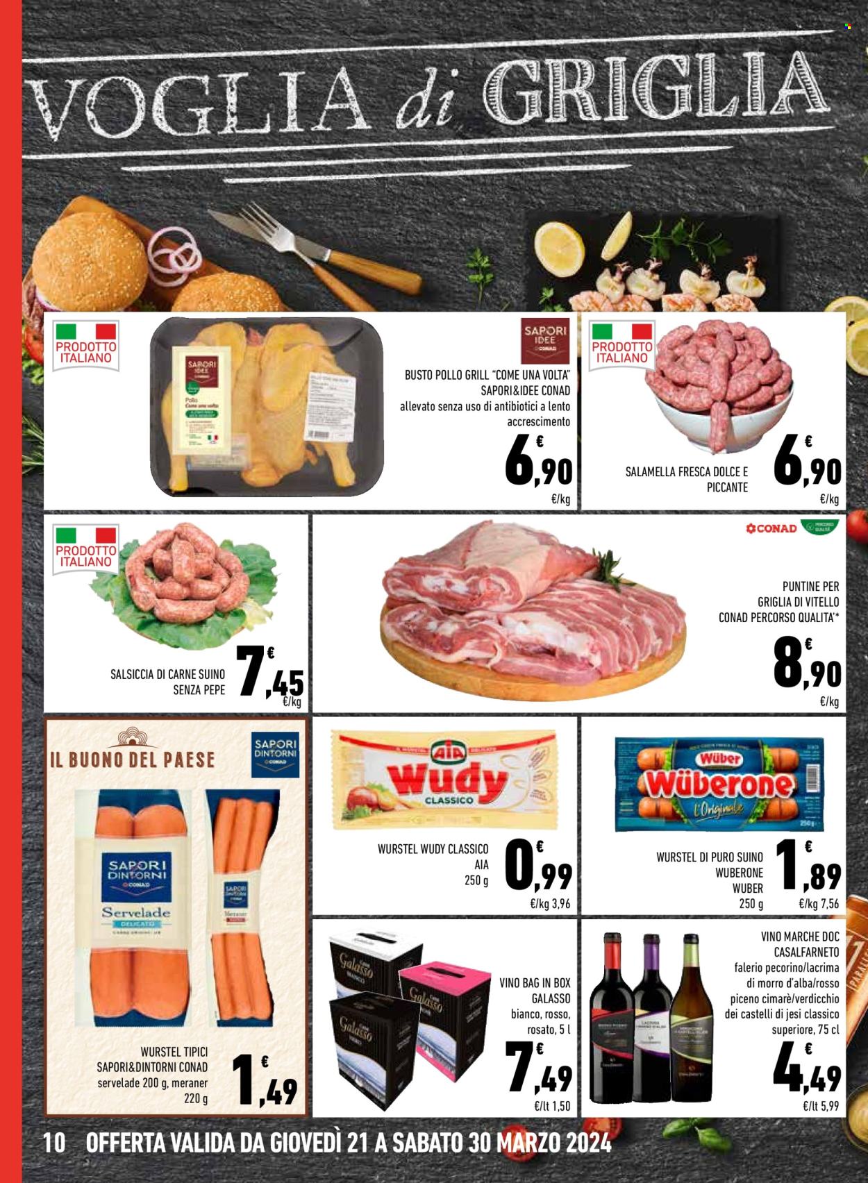 Leták Margherita Conad - 21.3.2024 - 30.3.2024. Strana 10