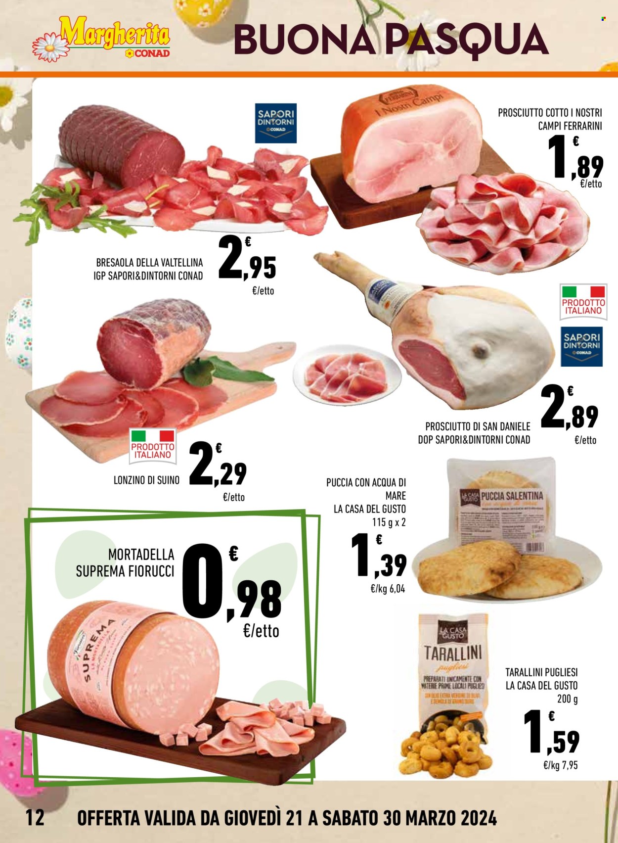 Volantino Margherita Conad - 21/3/2024 - 30/3/2024. Pagina 12
