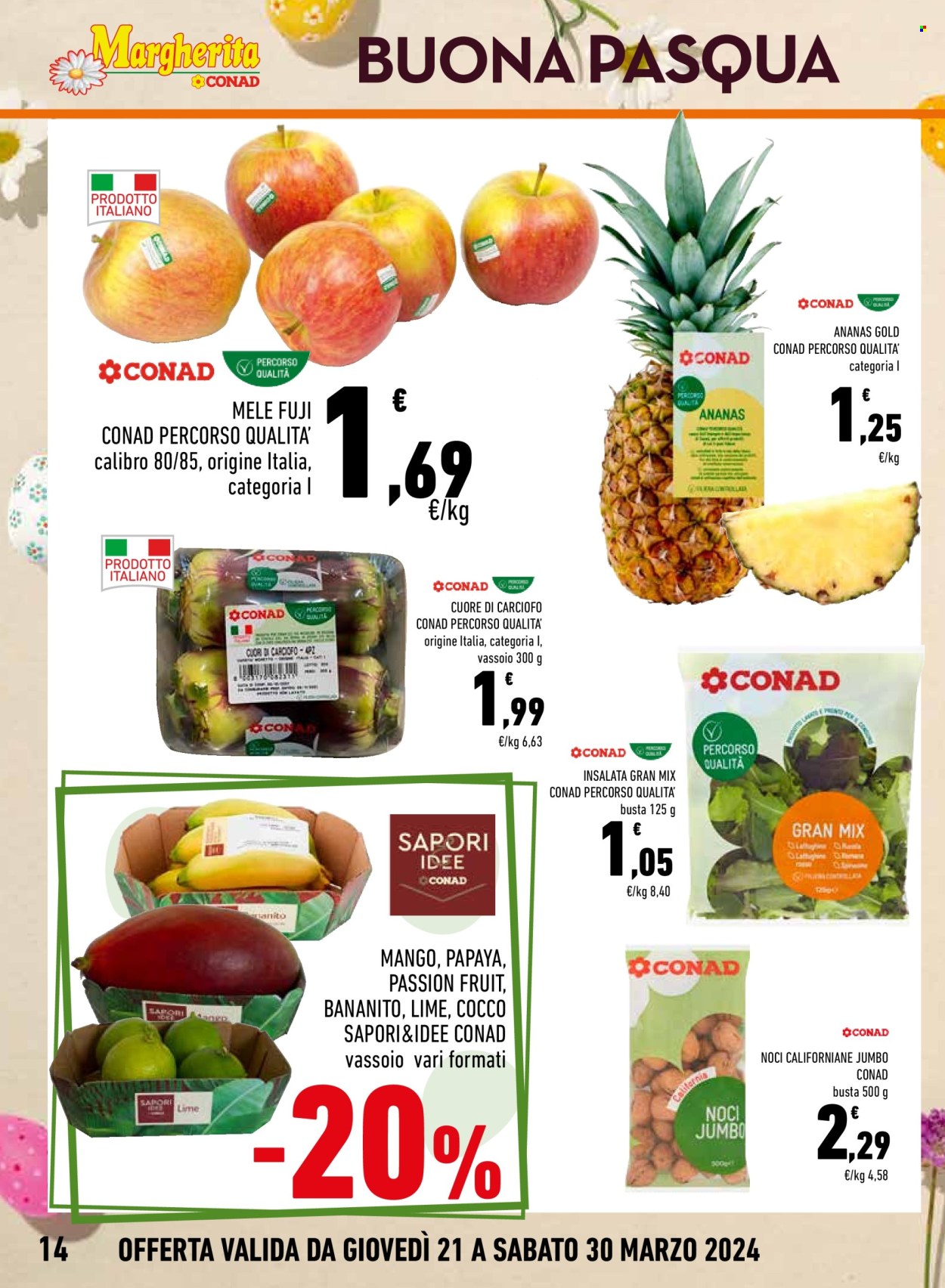Leták Margherita Conad - 21.3.2024 - 30.3.2024. Strana 14