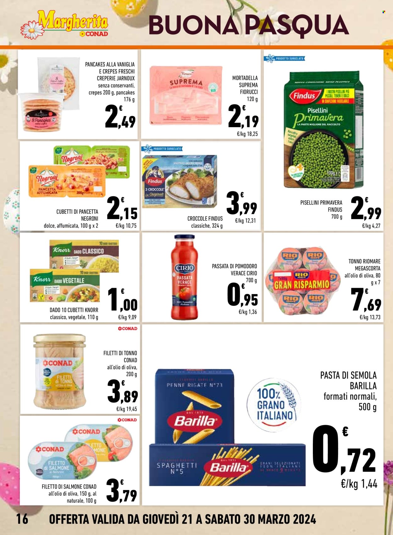 Volantino Margherita Conad - 21/3/2024 - 30/3/2024. Pagina 16