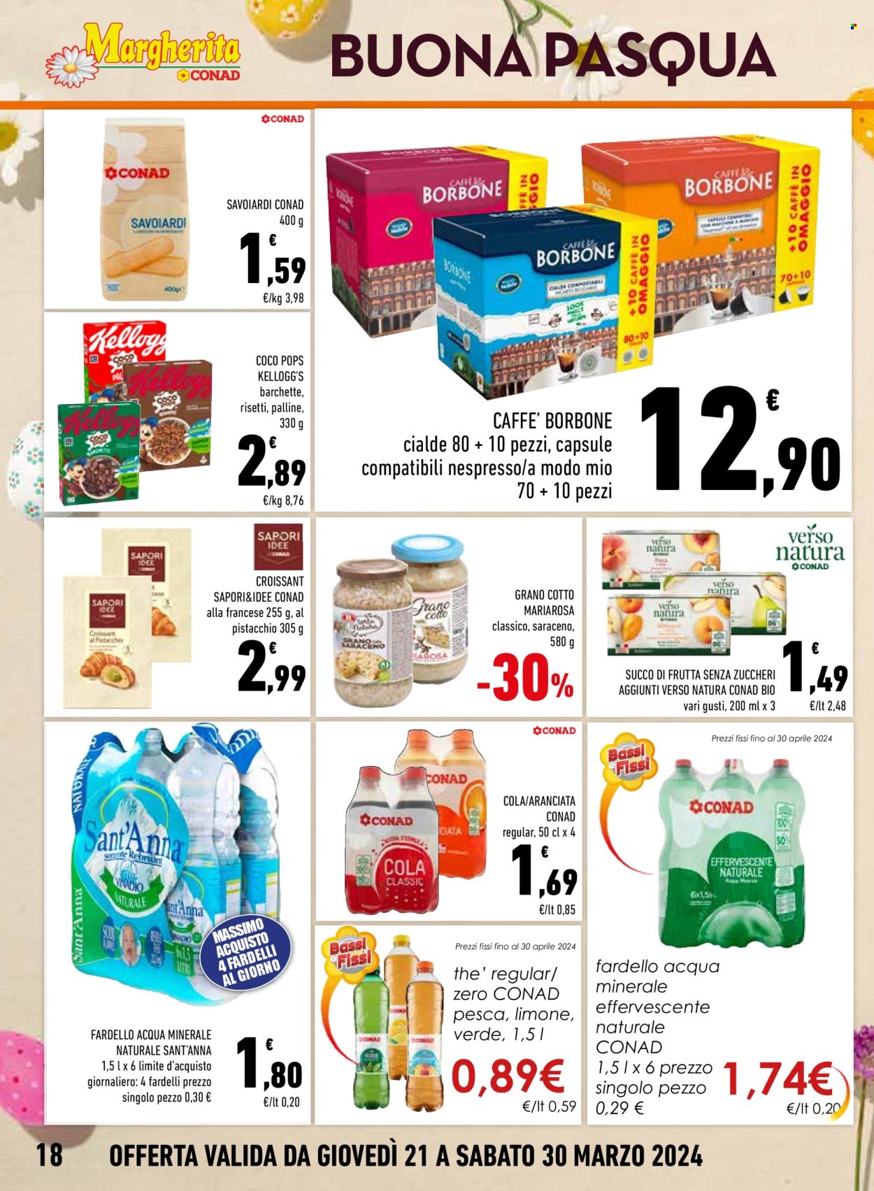 Volantino Margherita Conad - 21/3/2024 - 30/3/2024. Pagina 18